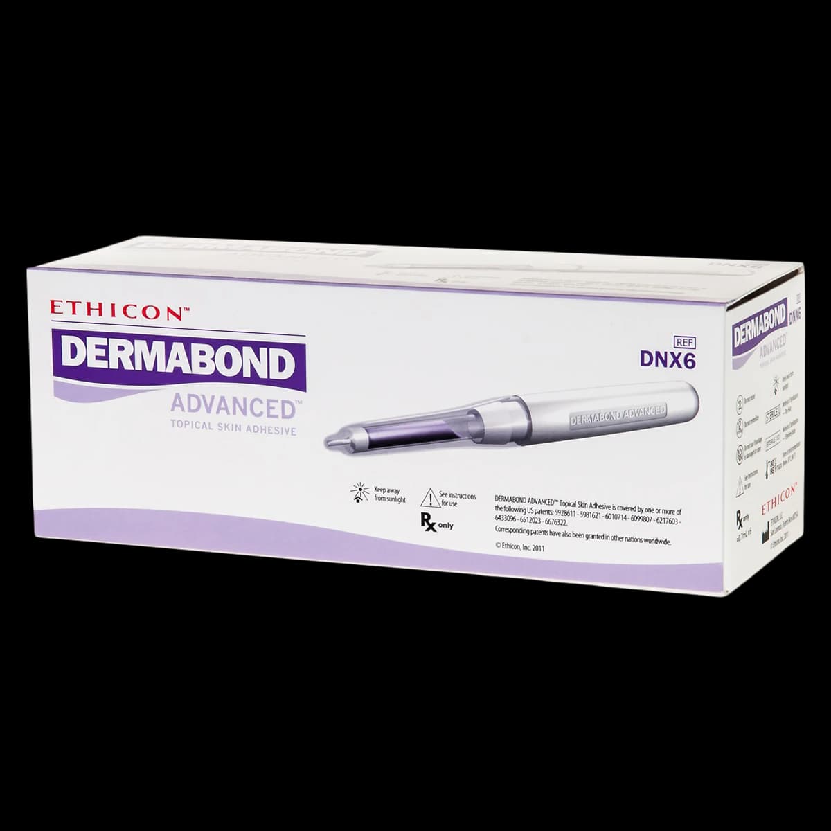 Dermabond Advanced Topical Skin Adhesive, 2-Octyl Cyanoacrylate, 0.7mL, Violet, 6/Box thumbnail 2