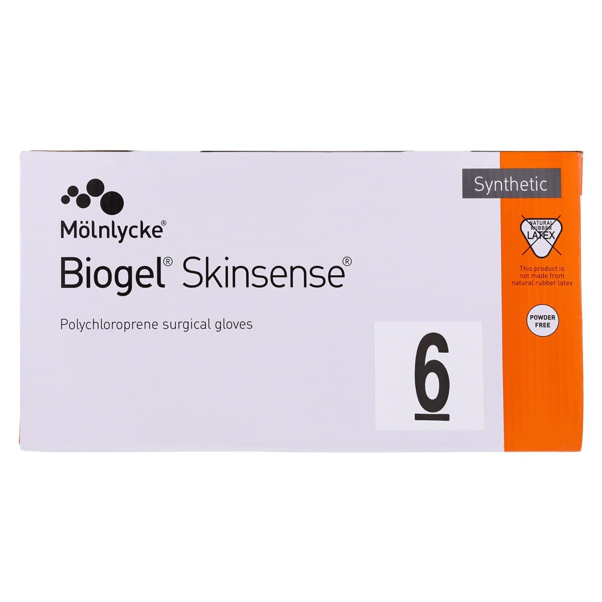 Biogel Skinsense 6.0 Surgical Gloves, Powder-Free, Non-Latex, Polychloroprene, Size 6, Sterile, 50/Box thumbnail 8