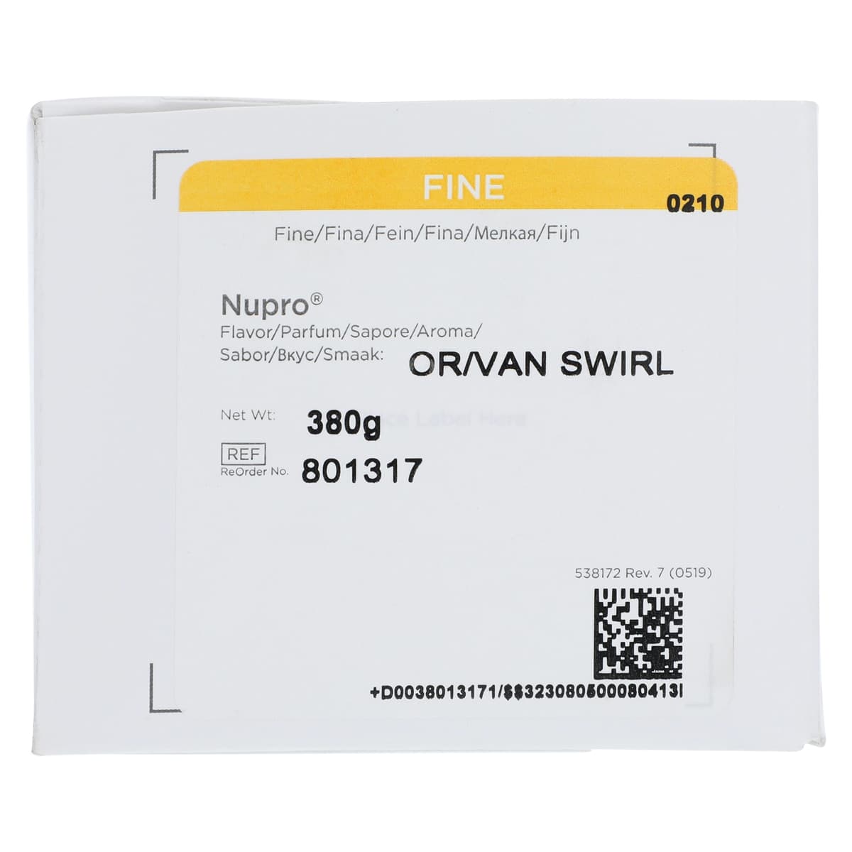 NUPRO® Prophy Paste, Fine Grit, Orange Vanilla Swirl, with Fluoride, Unit Dose Cups, 200/Box, 801317 thumbnail 4