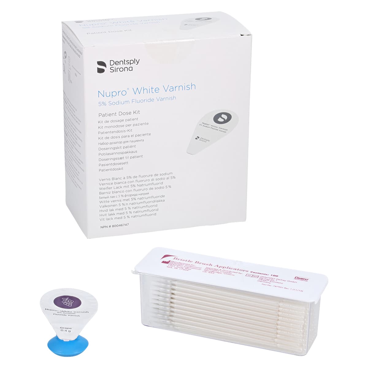 NUPRO® 5% Sodium Fluoride White Varnish, Grape, 0.4 g Unit Dose, 100/Box, 130211 thumbnail 2