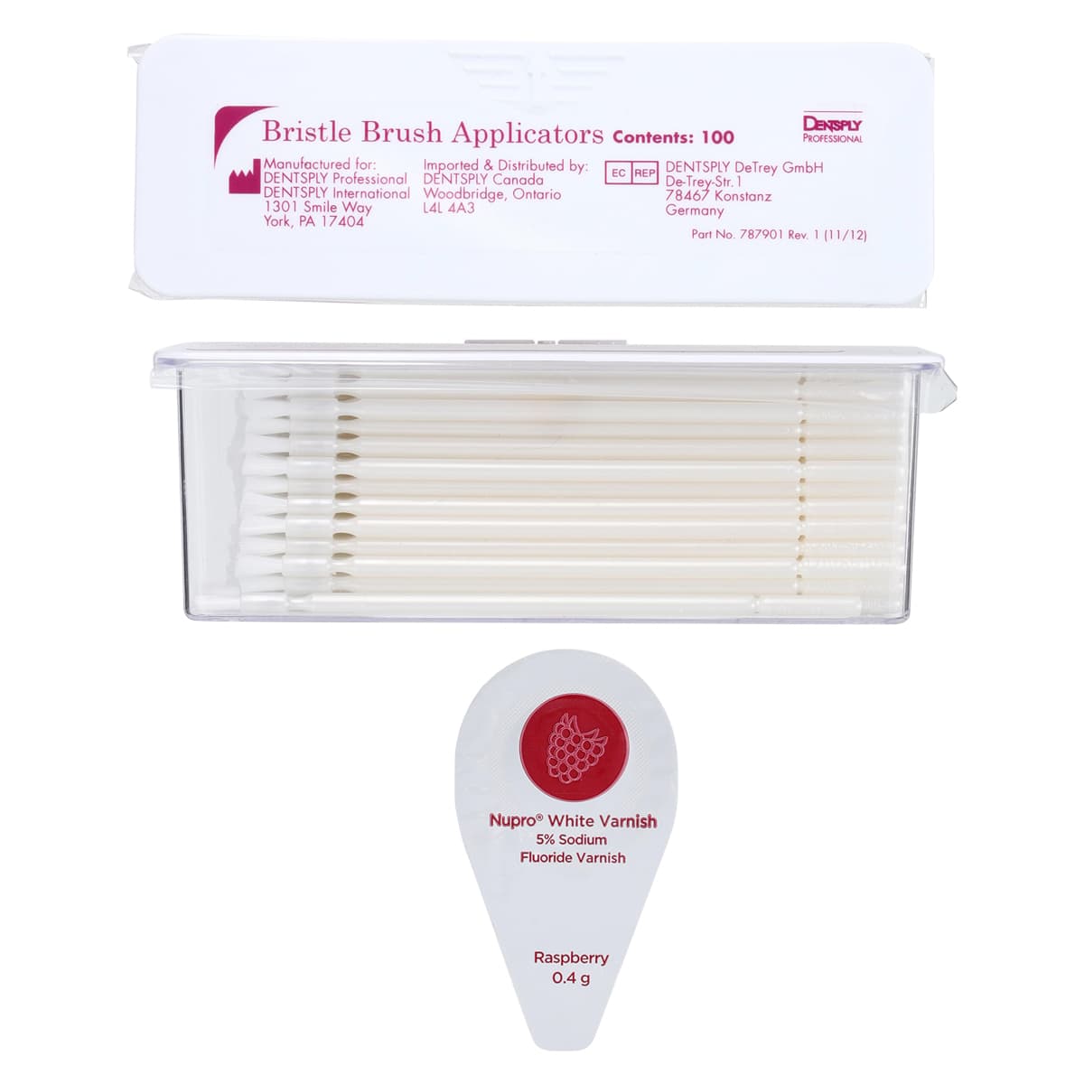 NUPRO 5% Sodium Fluoride White Varnish, Raspberry, 0.4 g Unit Dose, 100/Box, 130214 thumbnail 3