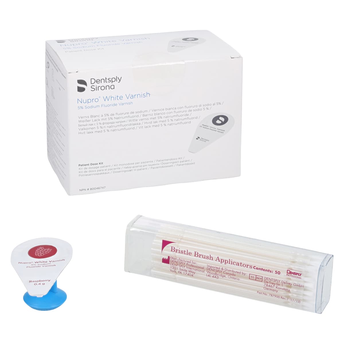NUPRO 5% Sodium Fluoride White Varnish, Raspberry, 0.4 g Unit Dose, 50/Box, 130213 thumbnail 2