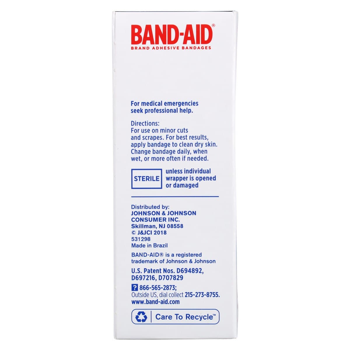 Band-Aid Tru-Stay Plastic Strip Adhesive Bandage, 3/4" x 3", Tan, Sterile, 60/Box thumbnail 6
