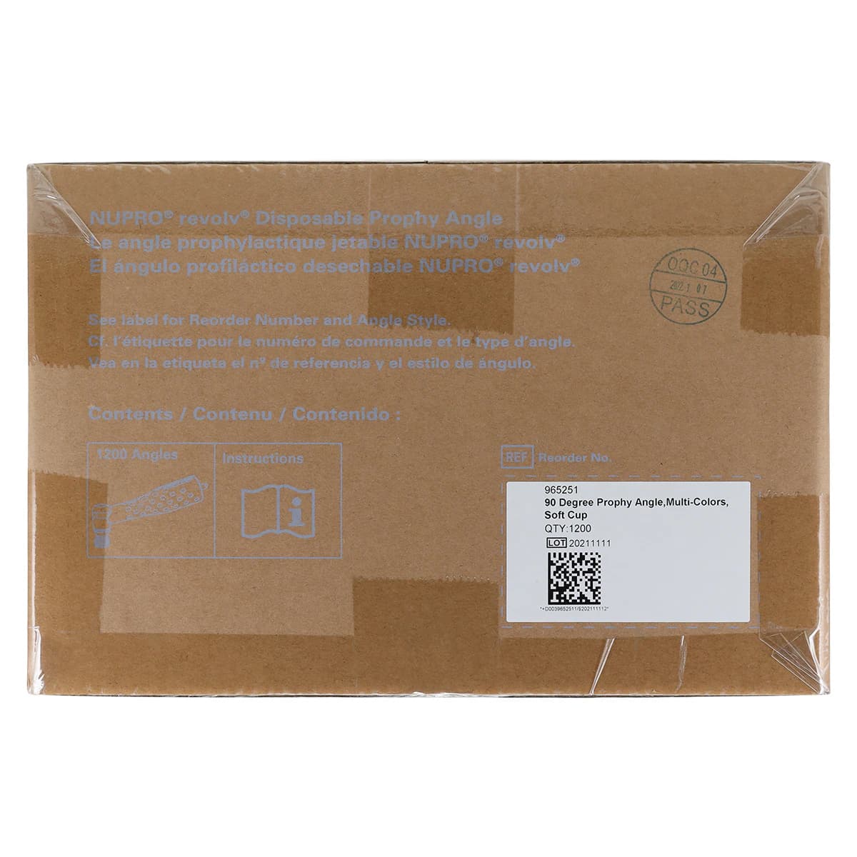 NUPRO® revolv® Disposable Prophy Angles, Soft Cup, Latex-Free, 90° Angle, 1200/Box, 965251 thumbnail 4