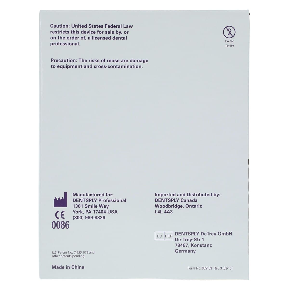NUPRO Freedom Disposable Prophy Angles, Firm Cup, Lavender, 90°, Latex-Free, 200/Box, 965754 thumbnail 5