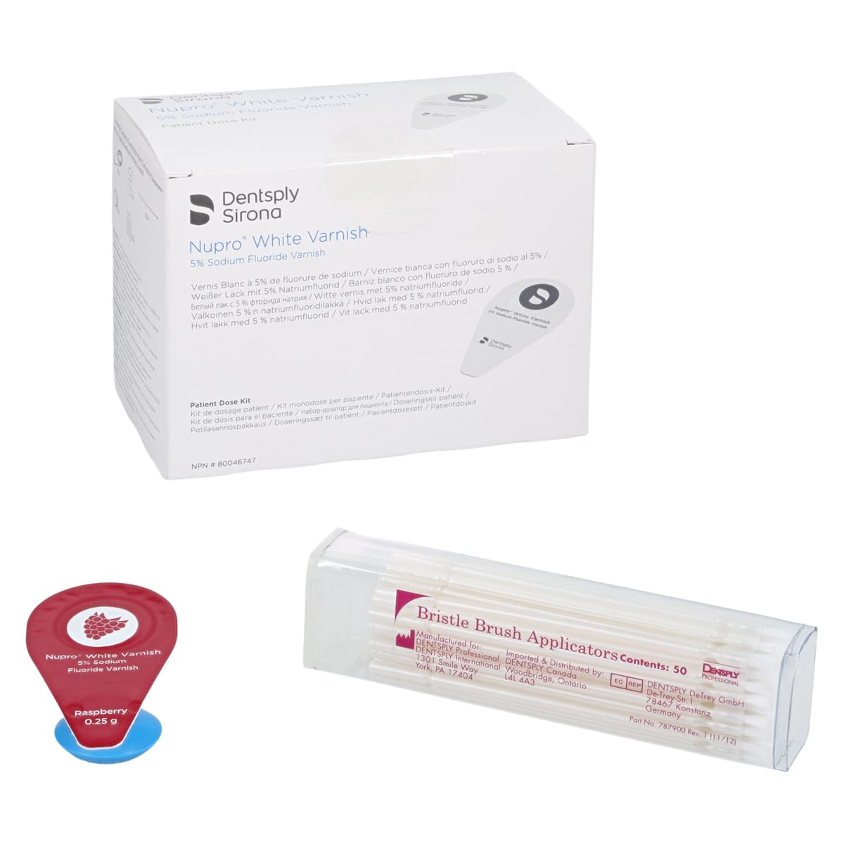 NUPRO® 5% Sodium Fluoride White Varnish, Raspberry, 0.25 g Unit Dose, 50/Box, 130227 thumbnail 2