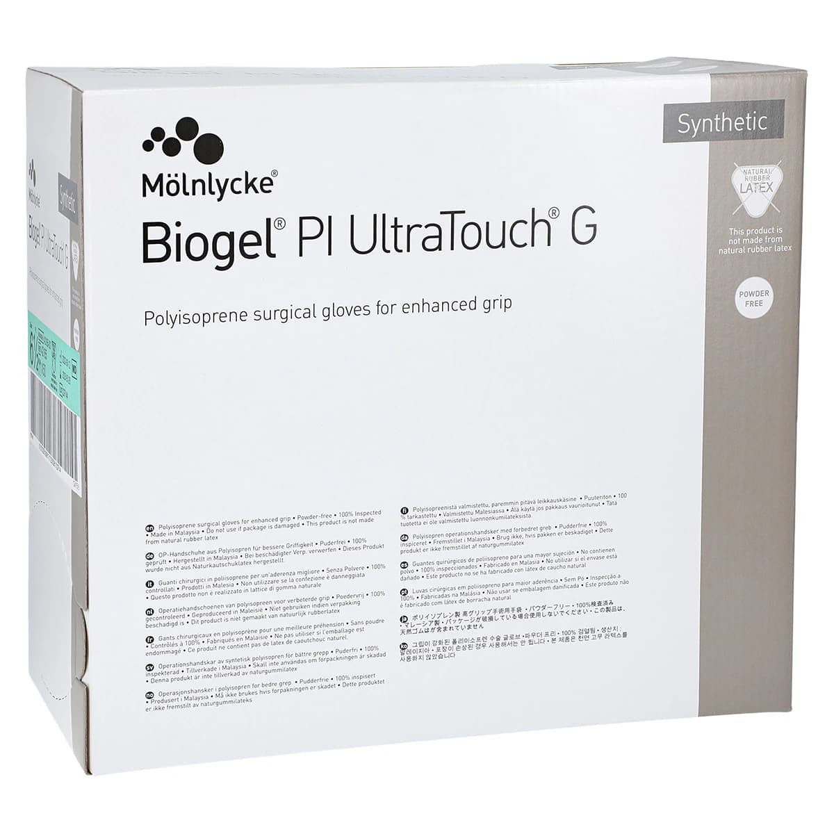 Biogel PI UltraTouch G Polyisoprene Surgical Gloves, Size 6.5, Straw thumbnail 4