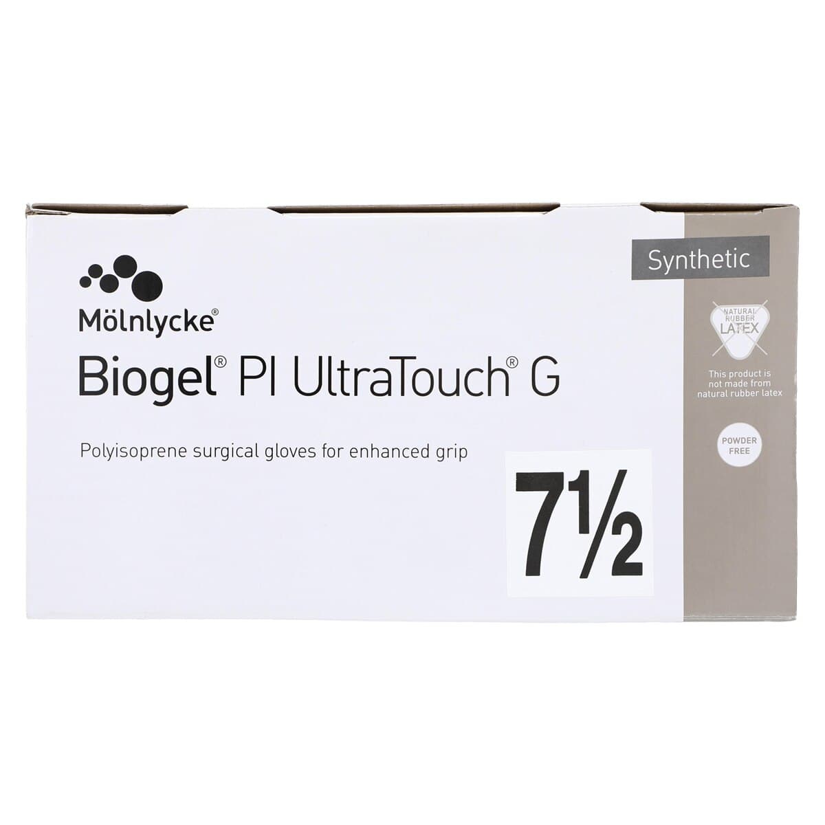 Biogel PI UltraTouch G Polyisoprene Surgical Gloves, Size 7.5, Straw thumbnail 8