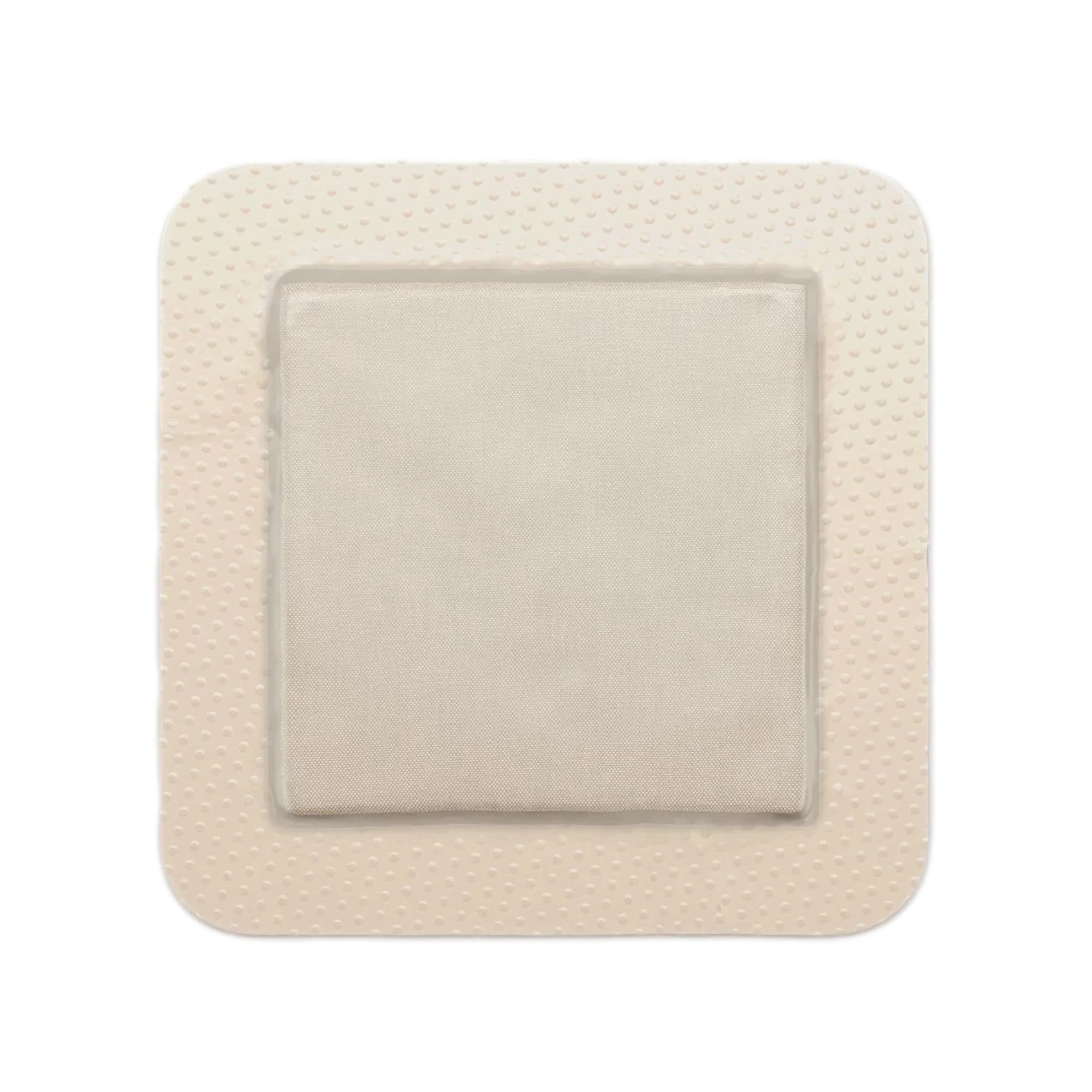 Mepilex Border Ag Foam Dressing, 3x3", Adhesive, Latex-Free - Dressing Mepilex AG Border - Image 1