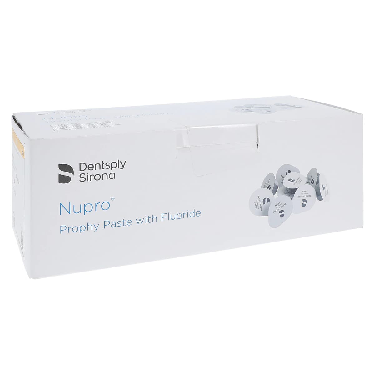 NUPRO Prophy Paste, Fine Grit, Orange, with Fluoride, Unit Dose Cups, 200/Box, 801231 - Nupro Prophy Paste Fine Orange (200) - Image 1