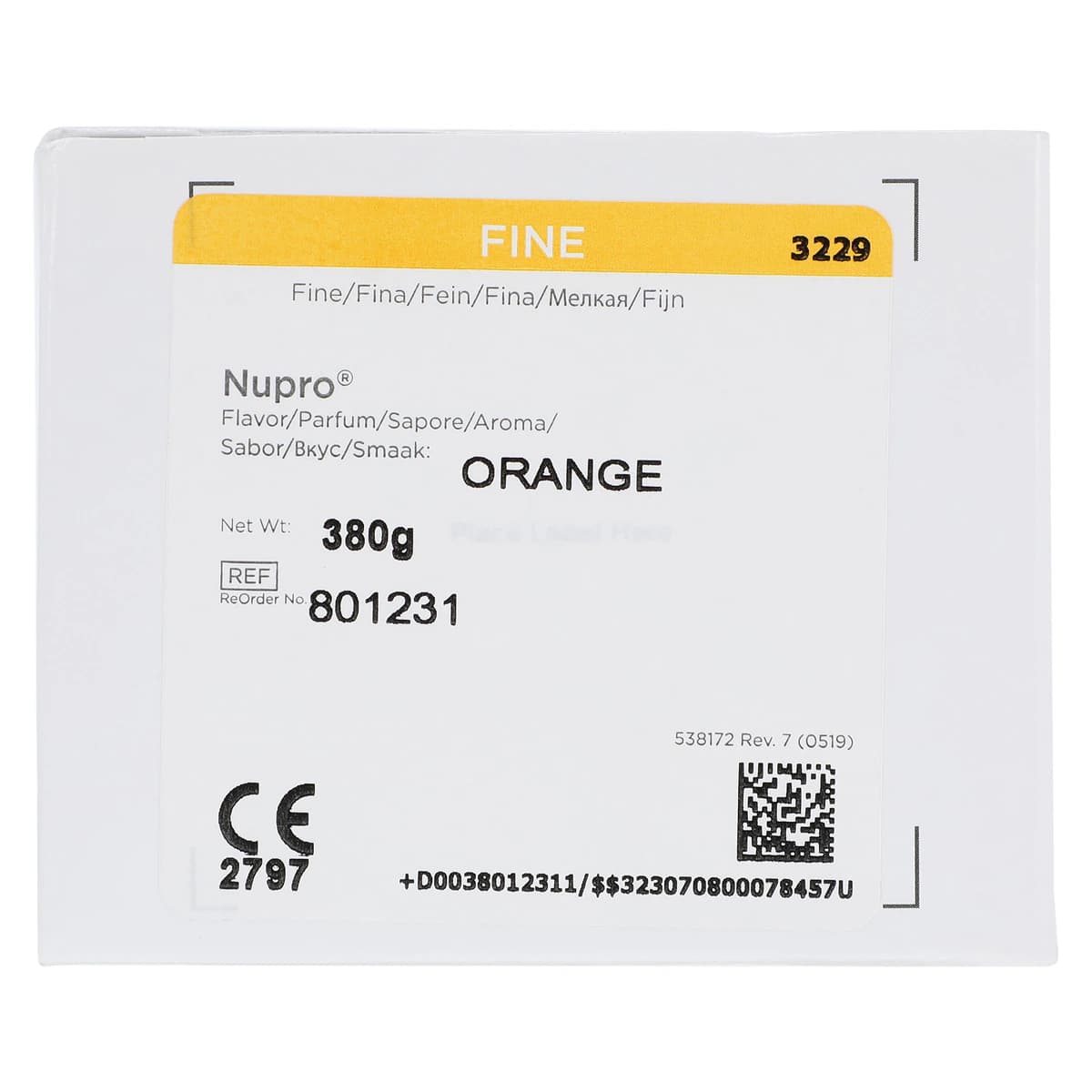 NUPRO Prophy Paste, Fine Grit, Orange, with Fluoride, Unit Dose Cups, 200/Box, 801231 thumbnail 4