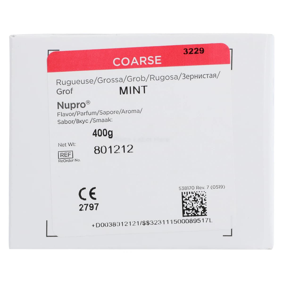 Nupro Prophy Paste, Coarse, Mint, with Fluoride, Unit Dose Cups, 200/Box, 801212 thumbnail 4