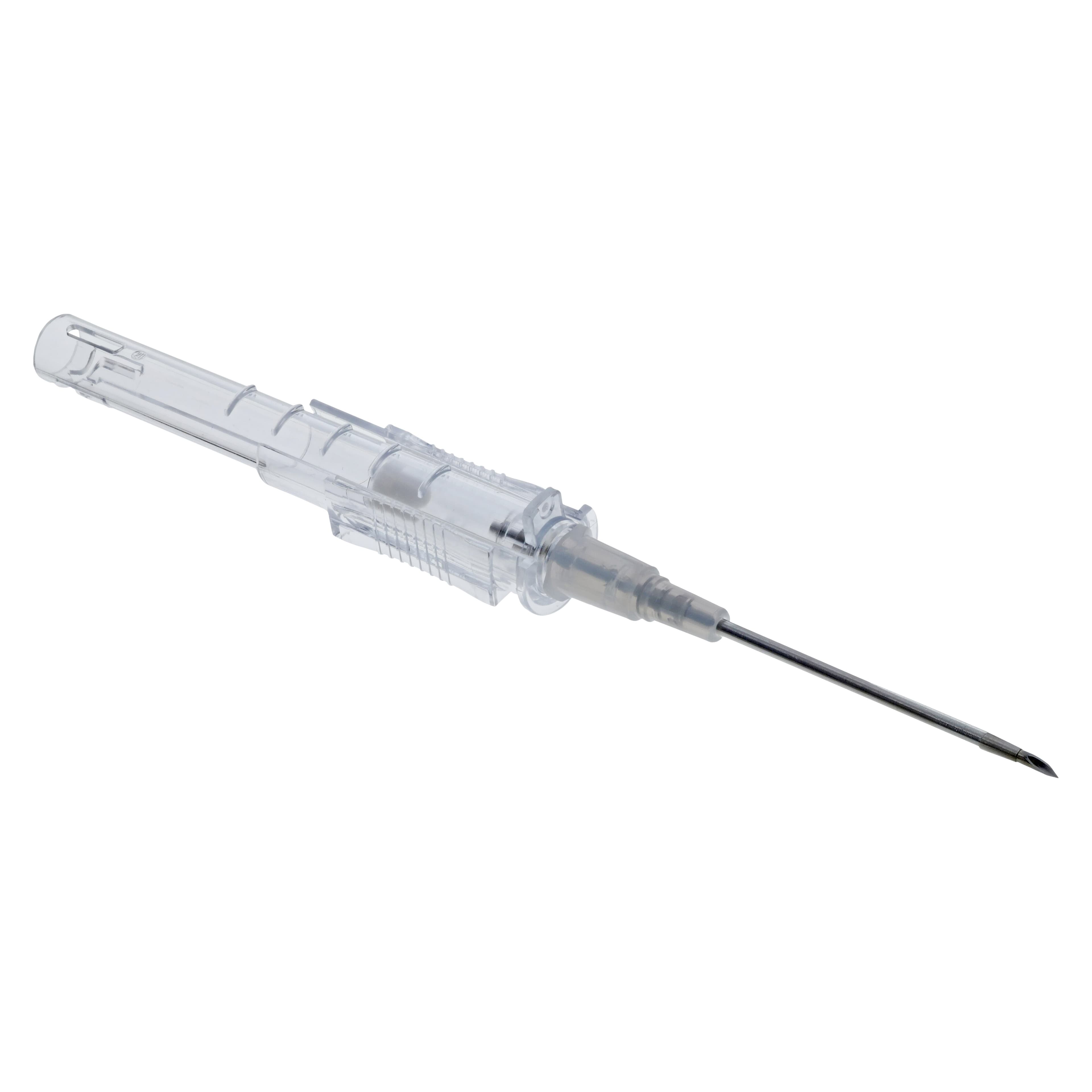 Jelco Protectiv Plus IV Catheter, 16 Gauge, 1-1/4", Safety, Straight, Gray, OCRILON Polyurethane, Sterile, Latex-Free, Radiopaque, Each thumbnail 3