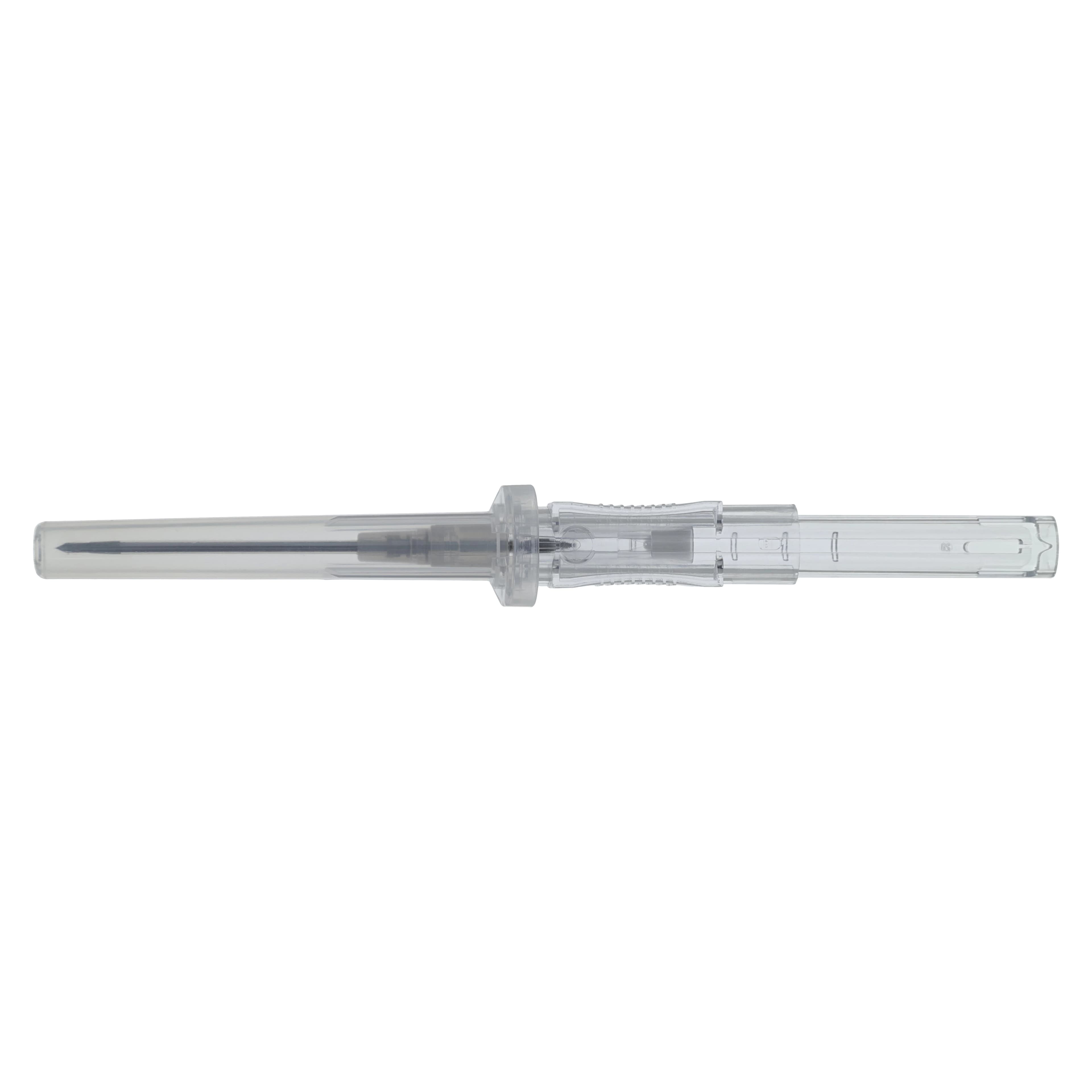 Jelco Protectiv Plus IV Catheter, 16 Gauge, 1-1/4", Safety, Straight, Gray, OCRILON Polyurethane, Sterile, Latex-Free, Radiopaque, Each thumbnail 4