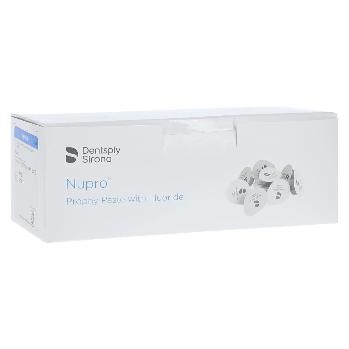 NUPRO Prophy Paste, Medium Grit, Strawberry Vanilla Swirl, Unit Dose Cups, 200/Box, 801327 - Nupro Prophy Paste - Strawberry/Vanilla - Medium, 200/Cups, 801327 - Image 1