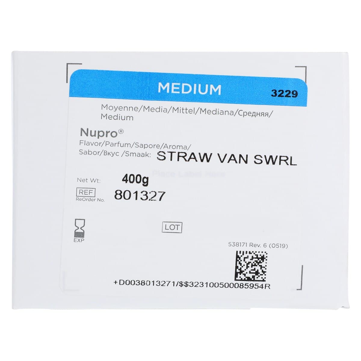 NUPRO Prophy Paste, Medium Grit, Strawberry Vanilla Swirl, Unit Dose Cups, 200/Box, 801327 thumbnail 4