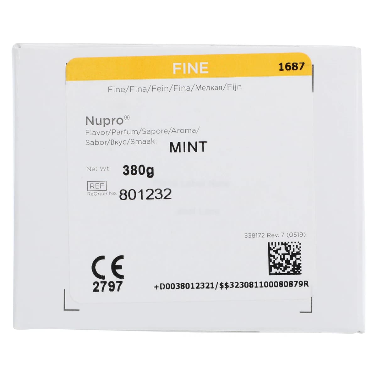 Nupro Prophy Paste, Fine Grit, Mint, with Fluoride, Unit Dose Cups, 200/Box, 801232 thumbnail 5