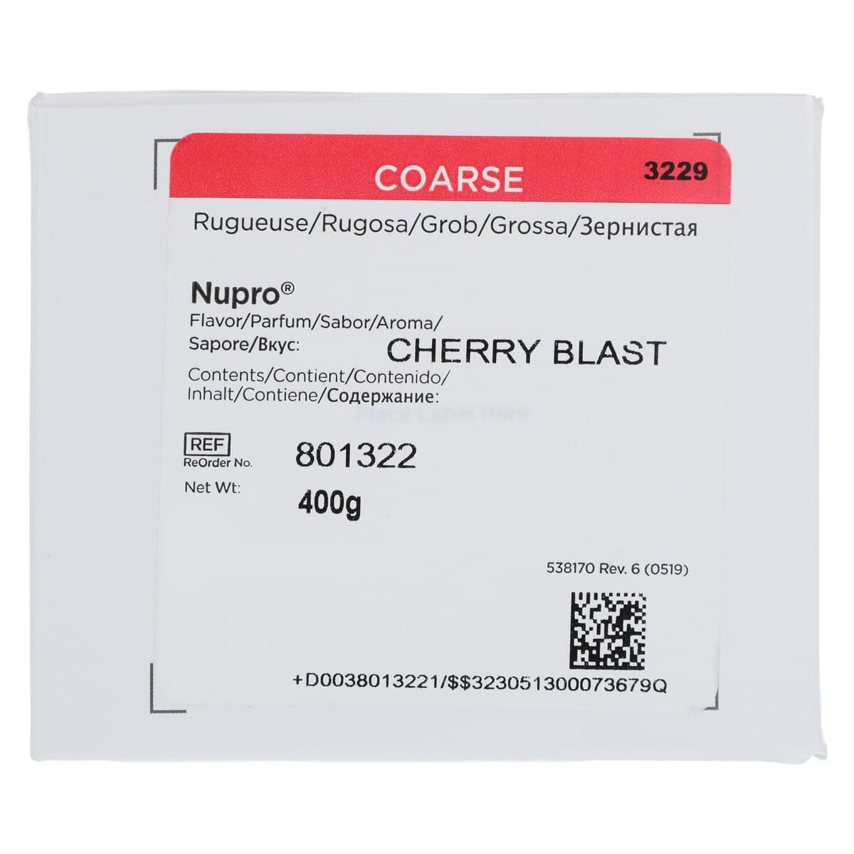 NUPRO® Prophy Paste, Coarse Grit, Cherry Blast, with Fluoride, Unit Dose Cups, 200/Box, 801322 thumbnail 4