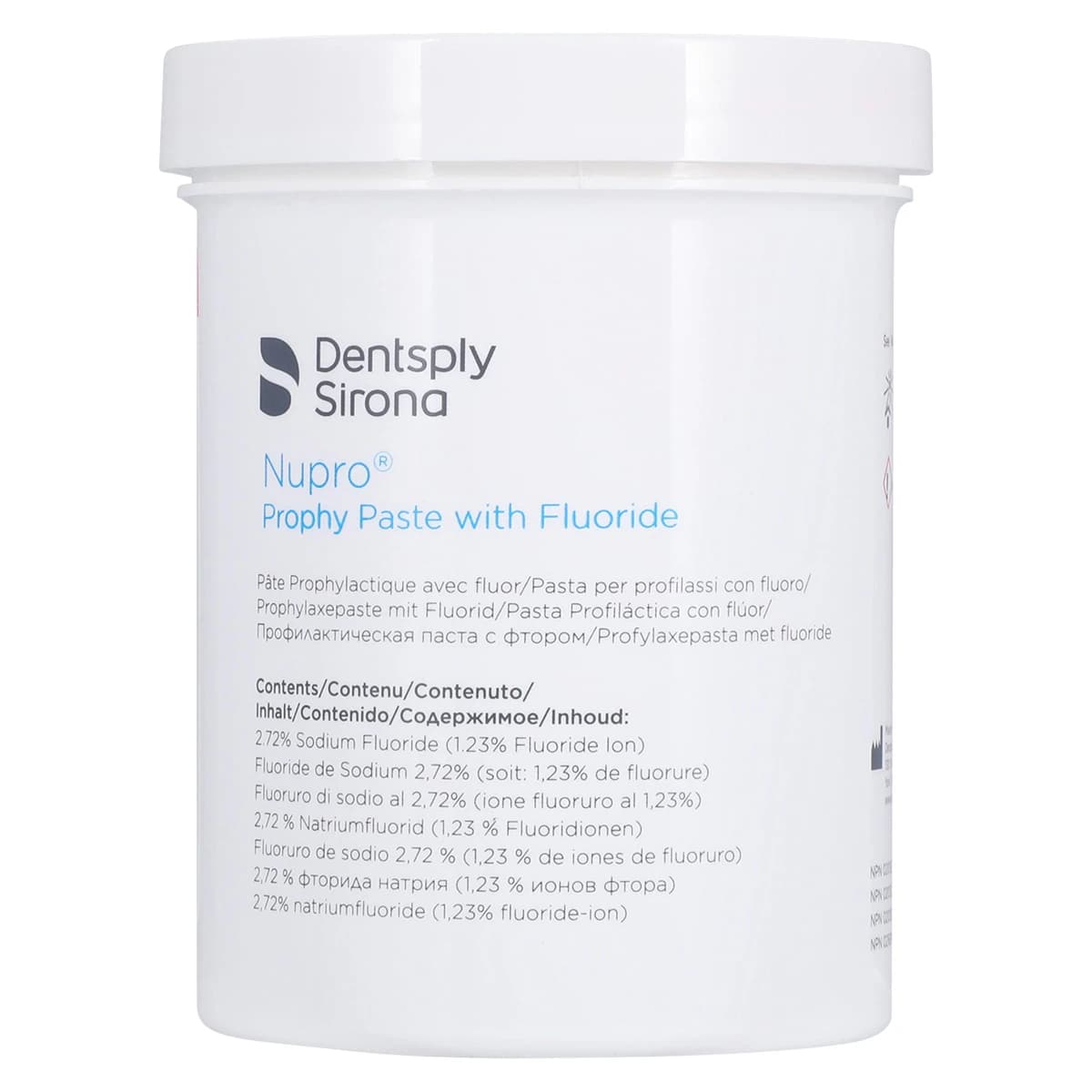NUPRO® Prophy Paste with Fluoride, Coarse Grit, Mint, 12 oz Jar, 801112 thumbnail 3