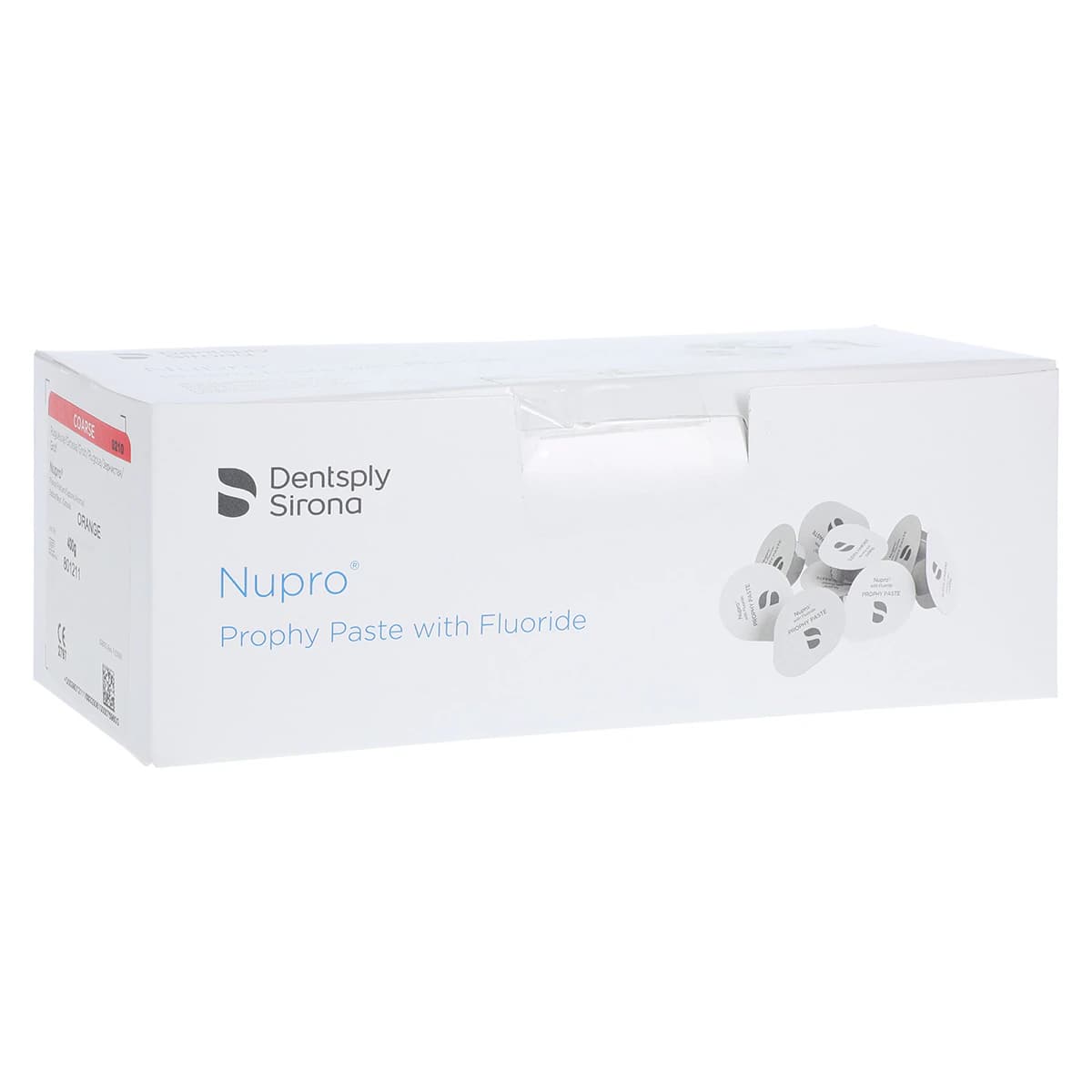 Nupro Prophy Paste, Coarse Grit, Orange, with Fluoride, Unit Dose Cups, 200/Box, 801211 - Nupro Prophy Paste Coarse Orange 200/Bx - Image 1