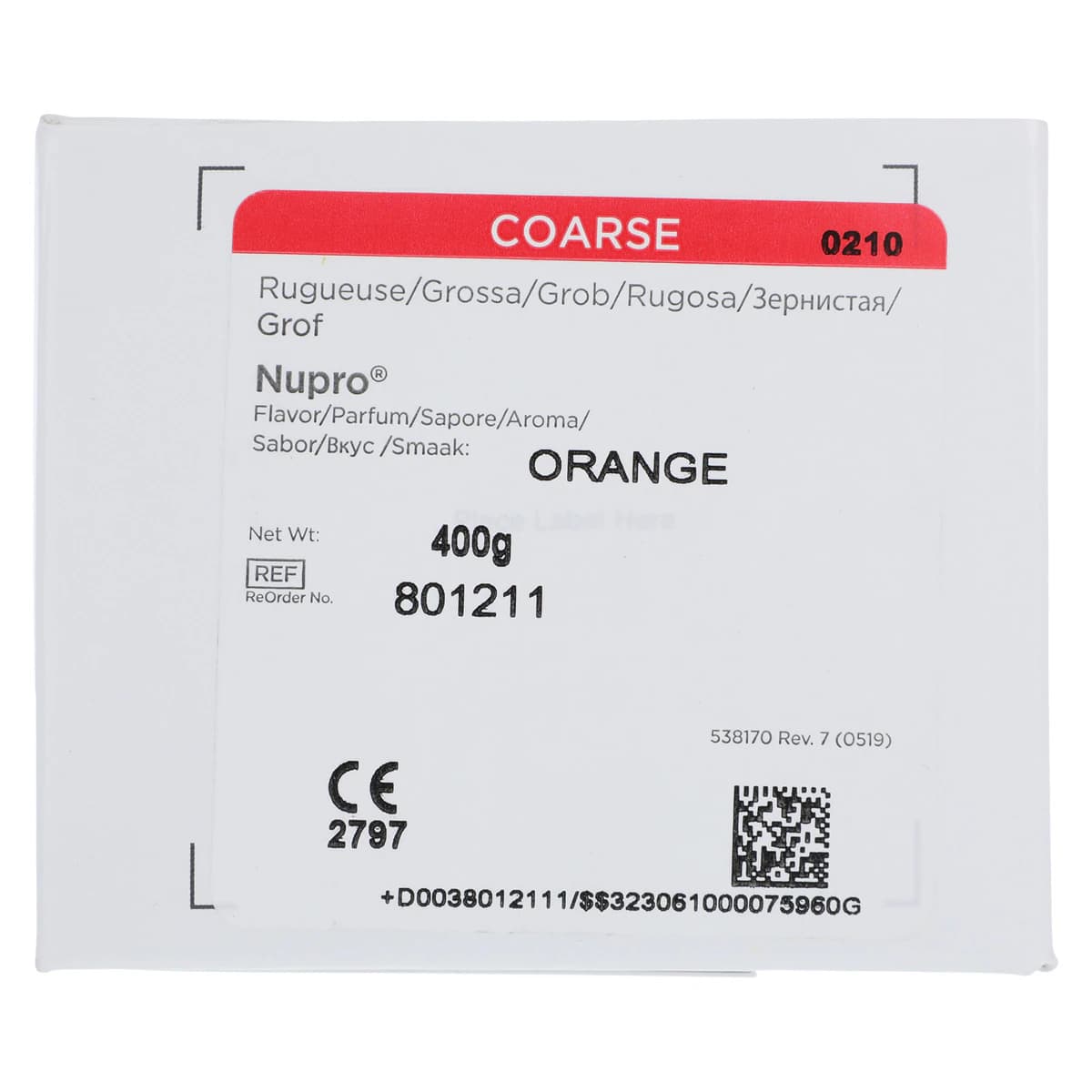 Nupro Prophy Paste, Coarse Grit, Orange, with Fluoride, Unit Dose Cups, 200/Box, 801211 thumbnail 4