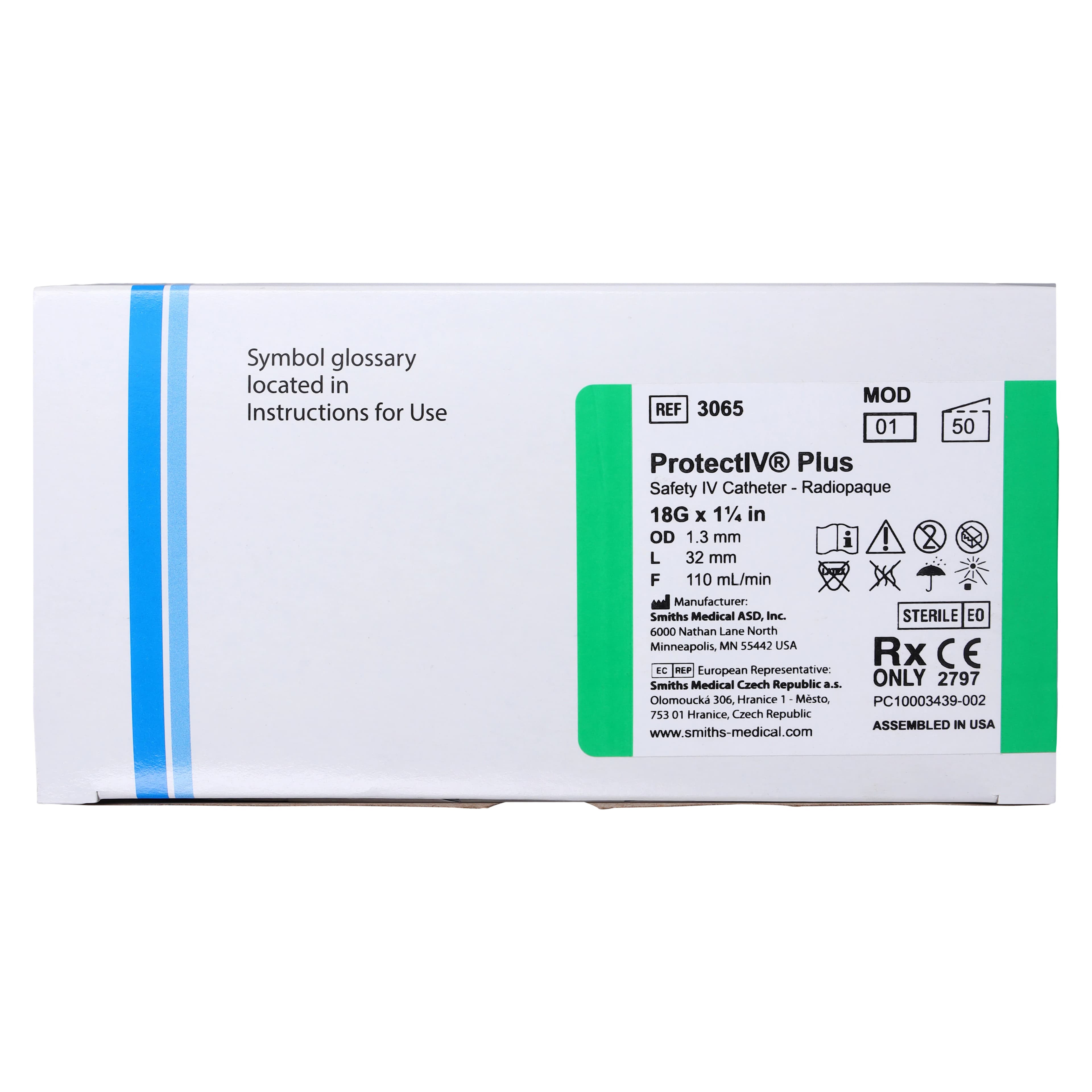 ICU Medical Protectiv Plus IV Catheter, 18 Gauge x 1.25", Safety, 1/Case thumbnail 8