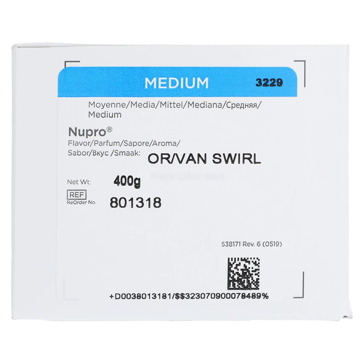 NUPRO® Prophy Paste, Medium Grit, Orange Vanilla Swirl, with Fluoride, Unit Dose Cups, 200/Box, 801318 thumbnail 4