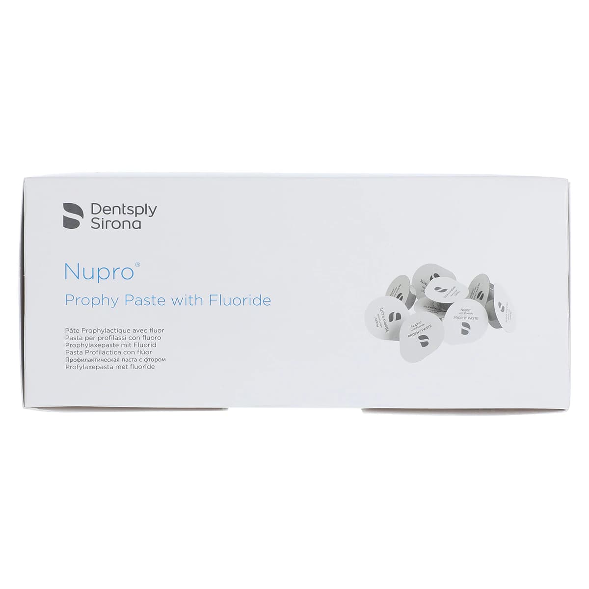 NUPRO® Prophy Paste, Medium Grit, Orange Vanilla Swirl, with Fluoride, Unit Dose Cups, 200/Box, 801318 thumbnail 2