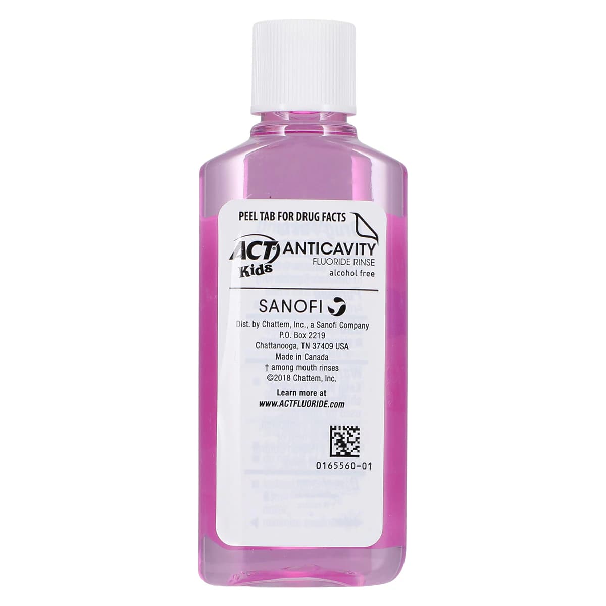 ACT Kids' Alcohol-Free Anticavity Fluoride Rinse, Bubblegum Blowout, 1 oz Bottle, 48/Case thumbnail 2