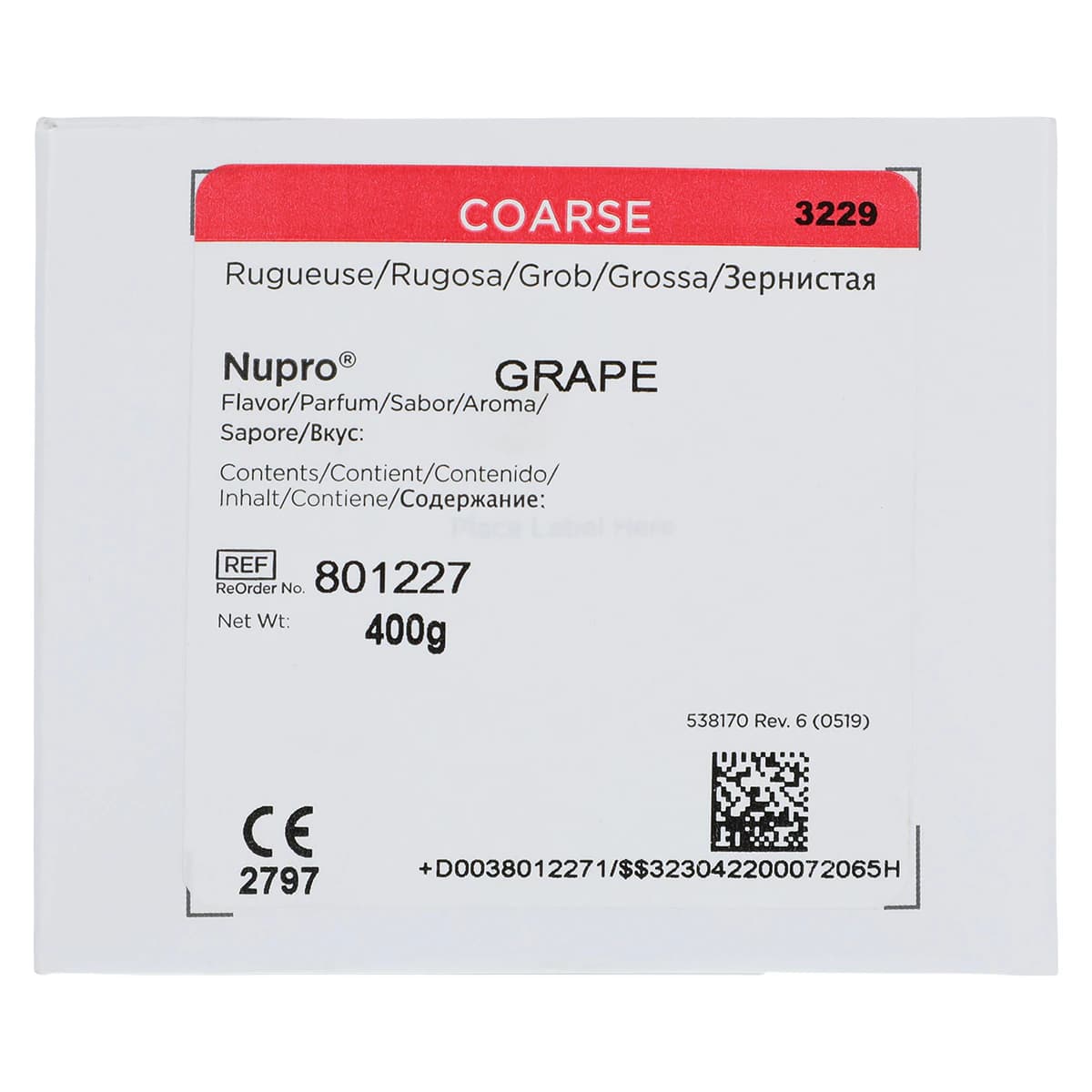 Nupro Prophy Paste, Coarse Grit, Grape, with Fluoride, Unit Dose Cups, 200/Box, 801227 thumbnail 4