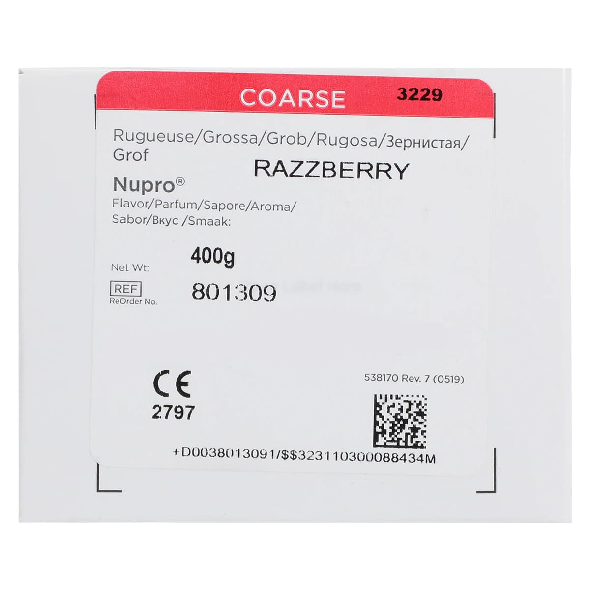 Nupro Prophy Paste, Coarse Grit, Razzberry Flavor, with Fluoride, Unit Dose Cups, 200/Box, 801309 thumbnail 5