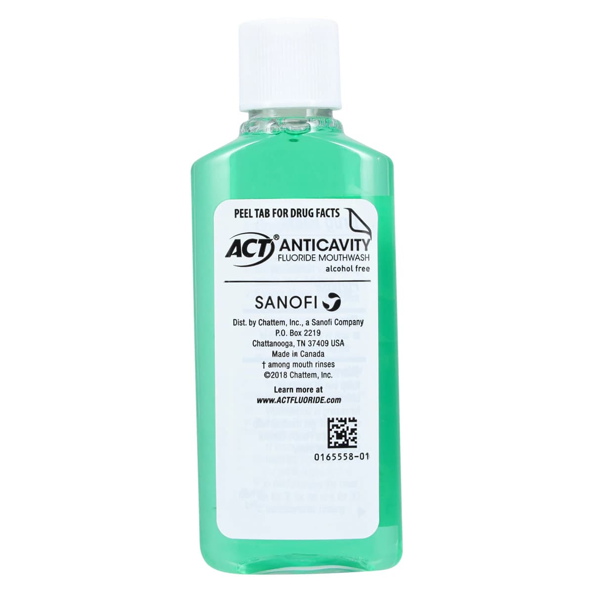 ACT Anticavity Fluoride Rinse, Alcohol Free, Mint, 1 oz Bottle, 48/Pkg thumbnail 2