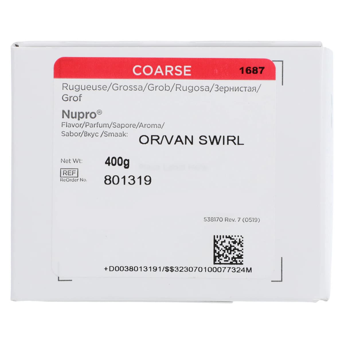NUPRO Prophy Paste, Coarse Grit, Orange Vanilla Swirl Flavor, with Fluoride, Unit Dose Cups, 200/Box, 801319 thumbnail 4