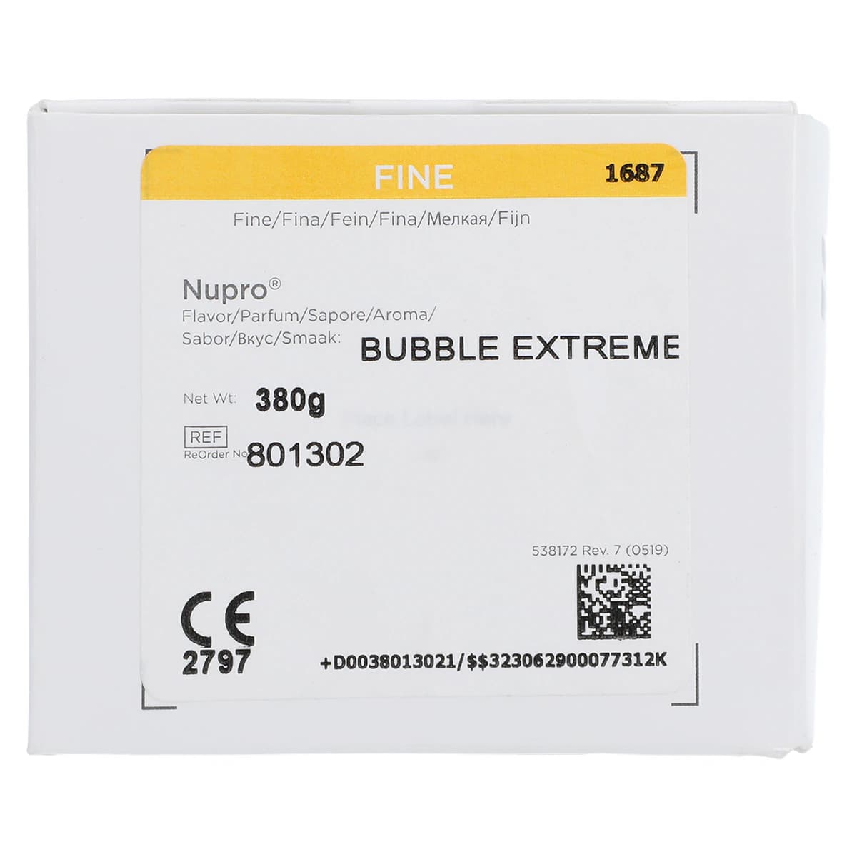 NUPRO Prophy Paste, Fine Grit, BubbleExtreme Flavor, with Fluoride, Unit Dose Cups, 200/Box, 801302 thumbnail 4