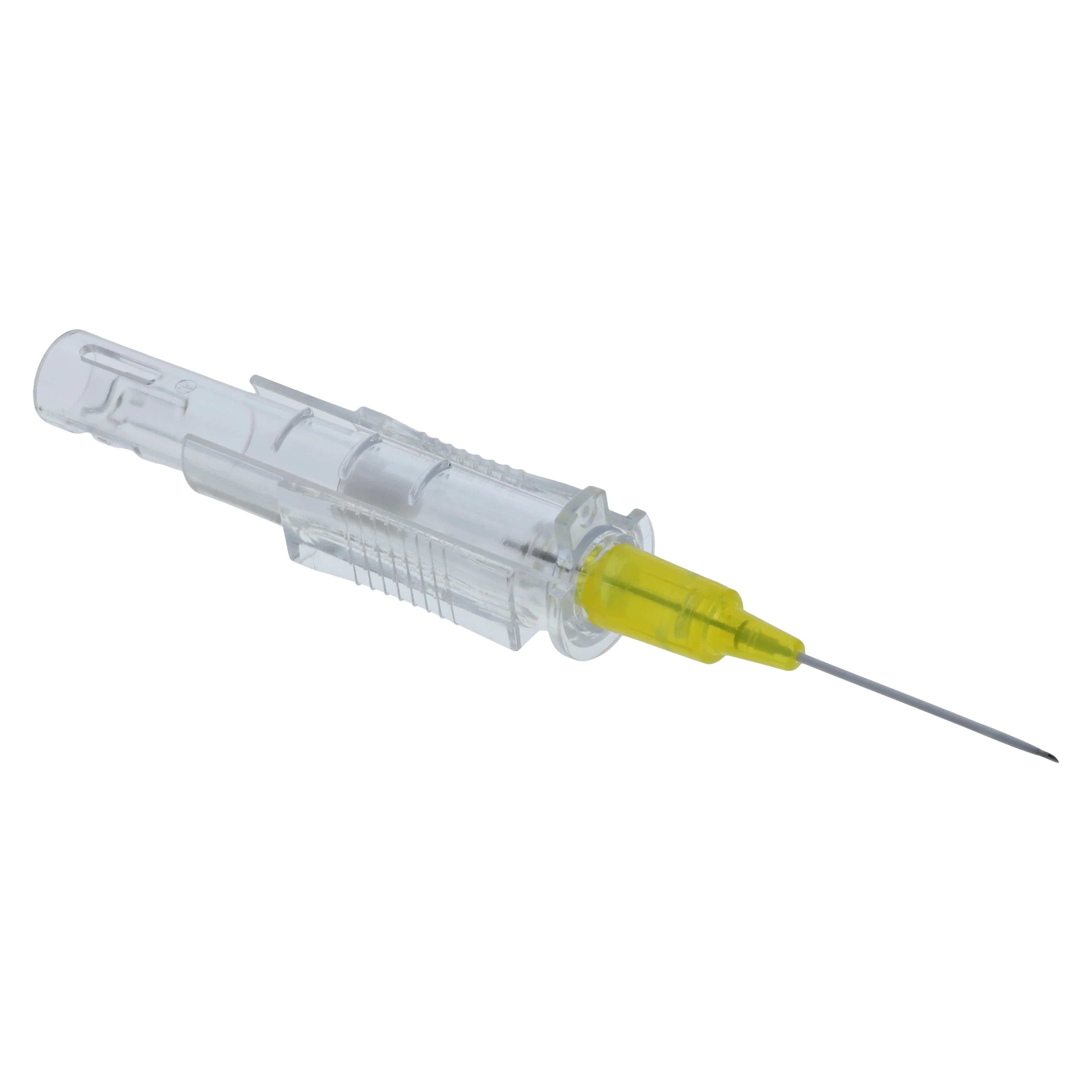 Jelco Protectiv Safety IV Catheter, 24 Gauge, 3/4", Yellow, Straight, Sterile, Latex-Free, Each thumbnail 3