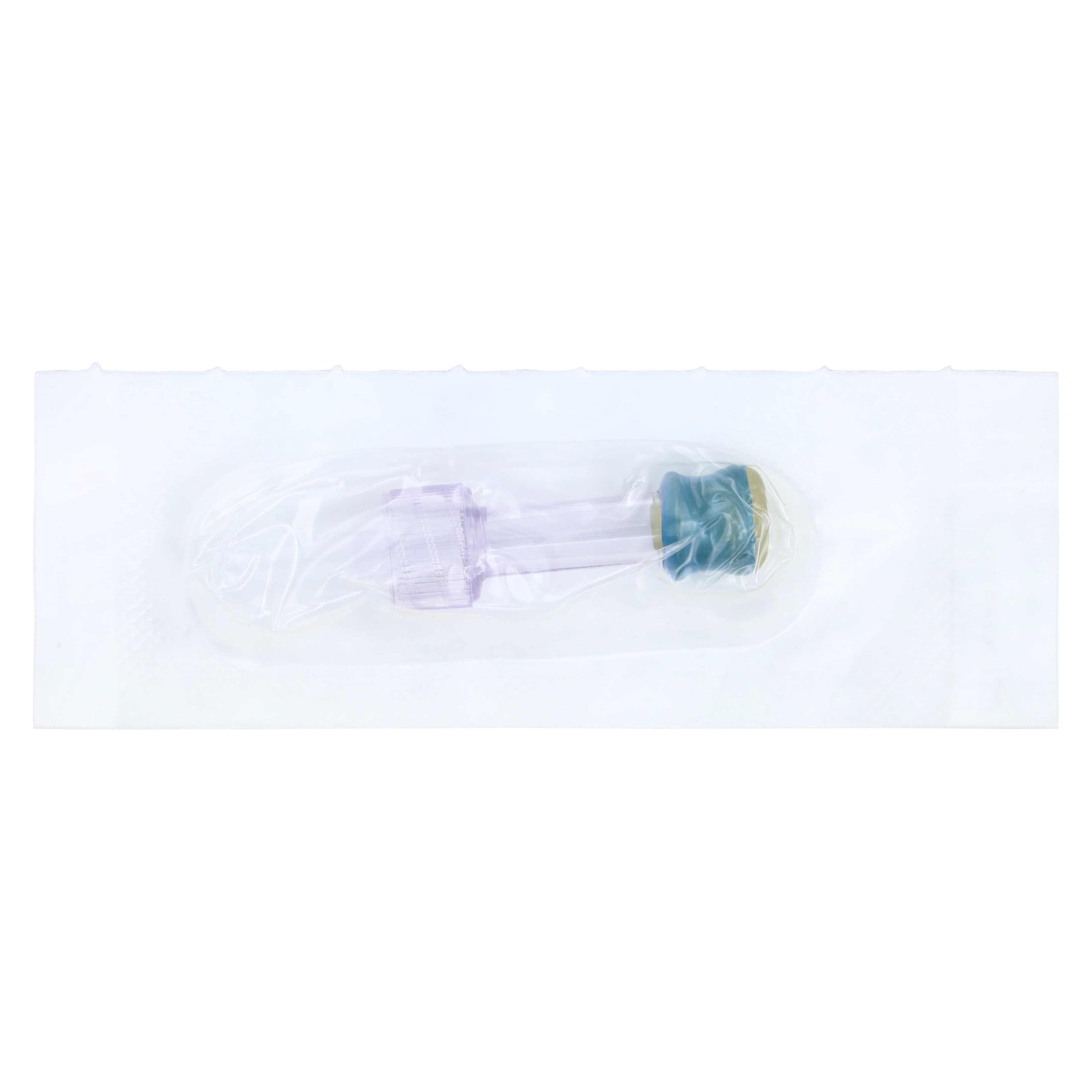 Jelco Intermittent Injection Cap, Rubber Luer Lock, Sterile, Clear, Disposable, 50/Box thumbnail 2