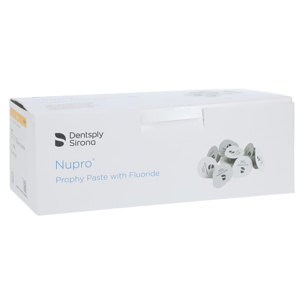 Nupro Prophy Paste, Fine Grit, Cookie Dough Flavor, with Fluoride, Unit Dose Cups, 200/Box, 801308 - Nupro Prophy Paste Fine Cookie Dough (200) - Image 1