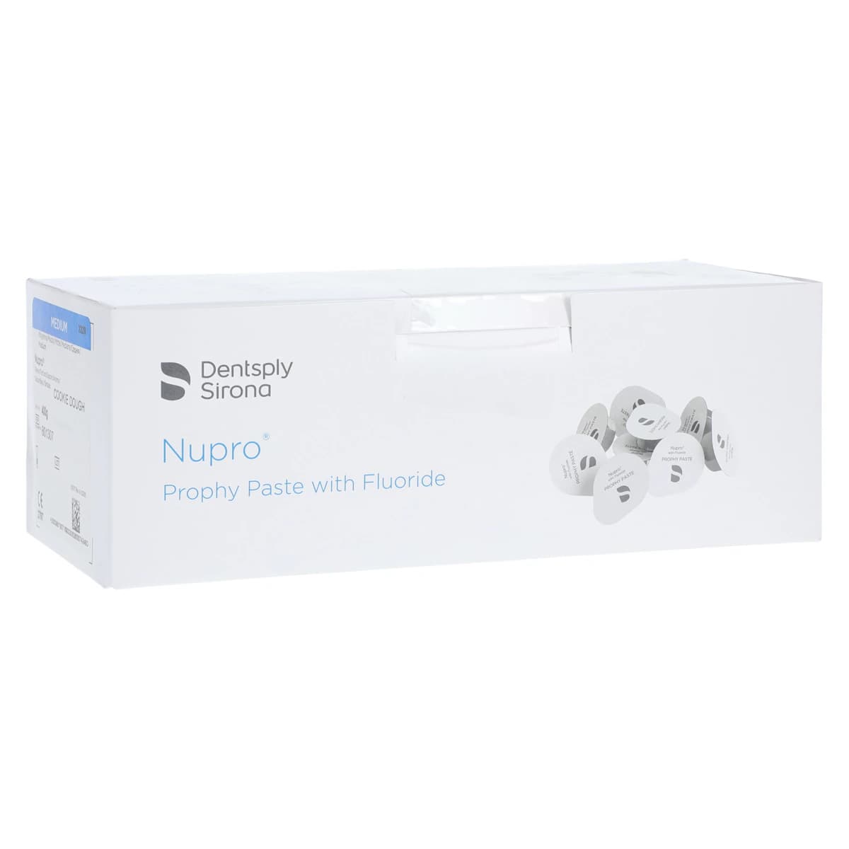 Nupro Prophy Paste, Medium Grit, Cookie Dough Flavor, with Fluoride, Unit Dose Cups, 200/Box, 801307 - Nupro Prophy Paste Medium Cookie Dough 200/Bx - Image 1