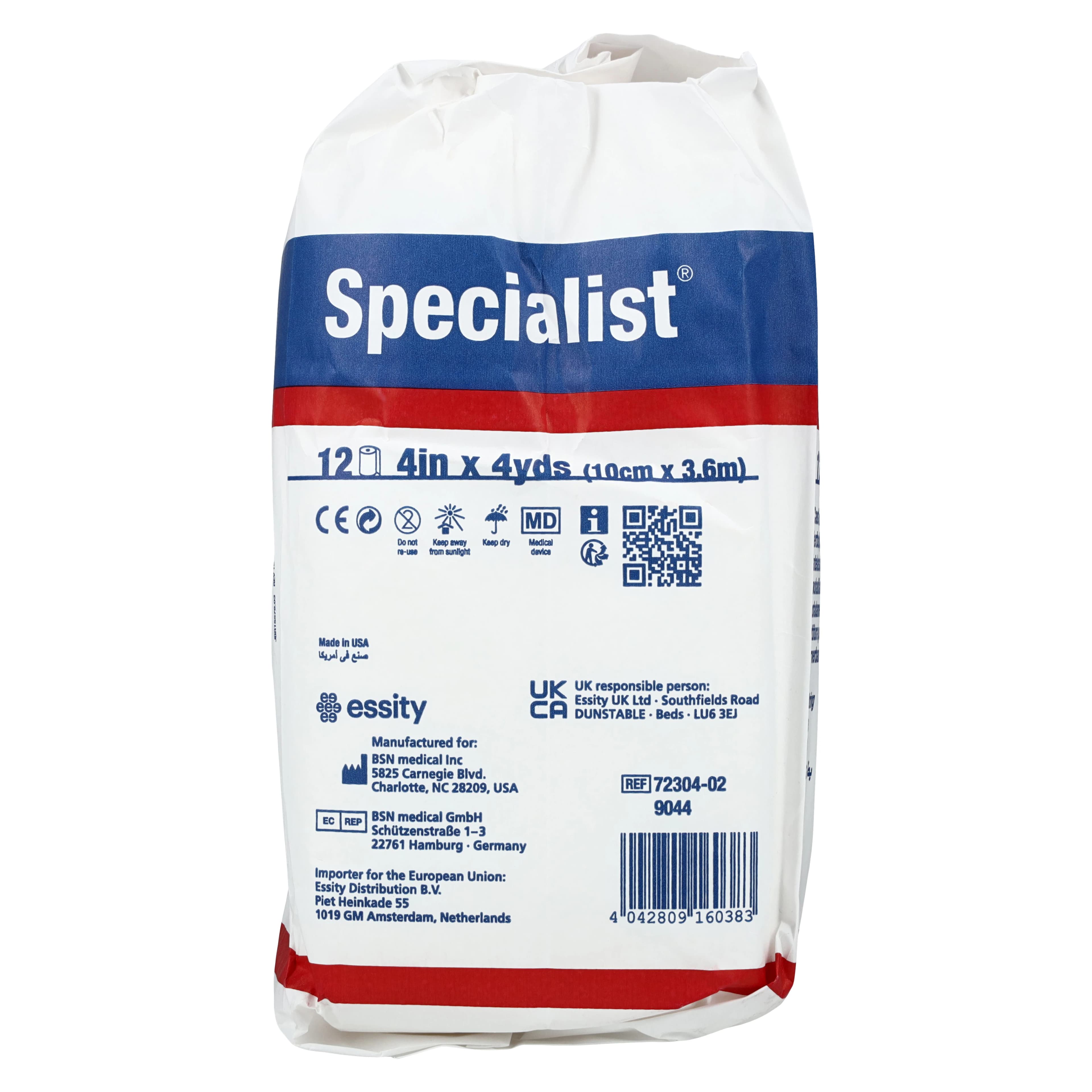 Specialist Cast Padding, White, 4" x 4 yd thumbnail 4
