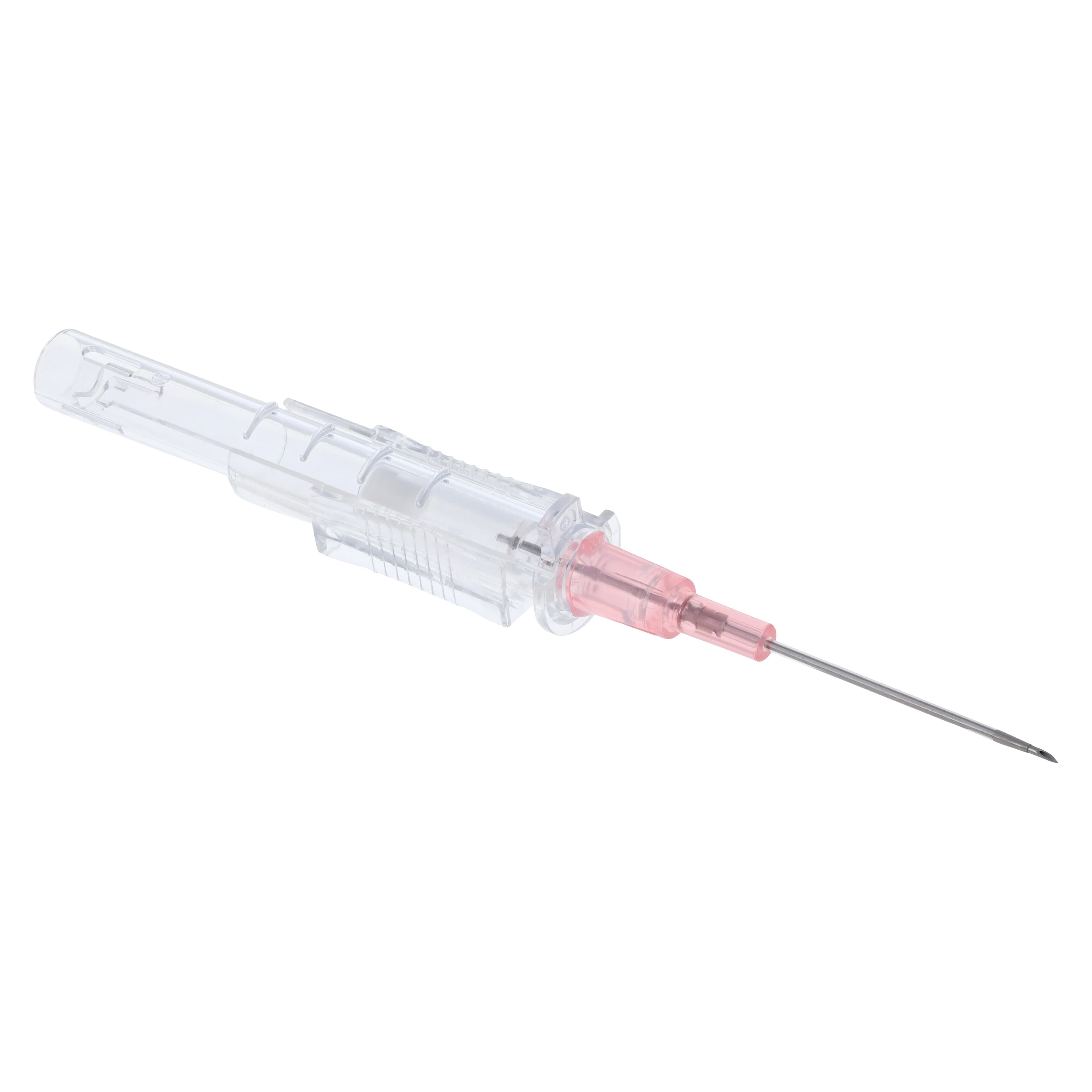 Jelco Protectiv Plus IV Catheter, 20 Gauge, 1", Pink, Safety, Straight, Sterile, Latex-Free, 50/Box thumbnail 3