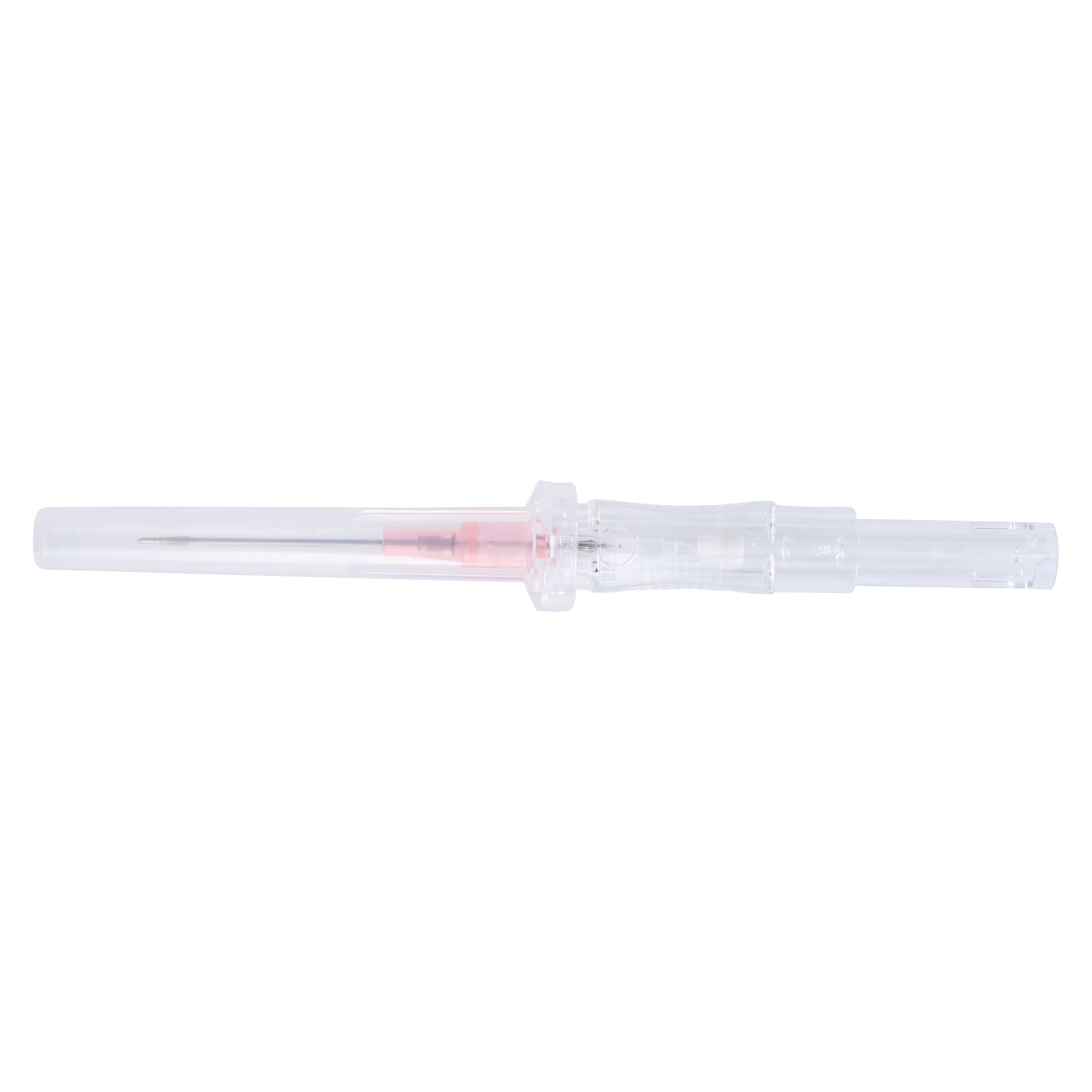 Jelco Protectiv Plus IV Catheter, 20 Gauge, 1", Pink, Safety, Straight, Sterile, Latex-Free, 50/Box thumbnail 4