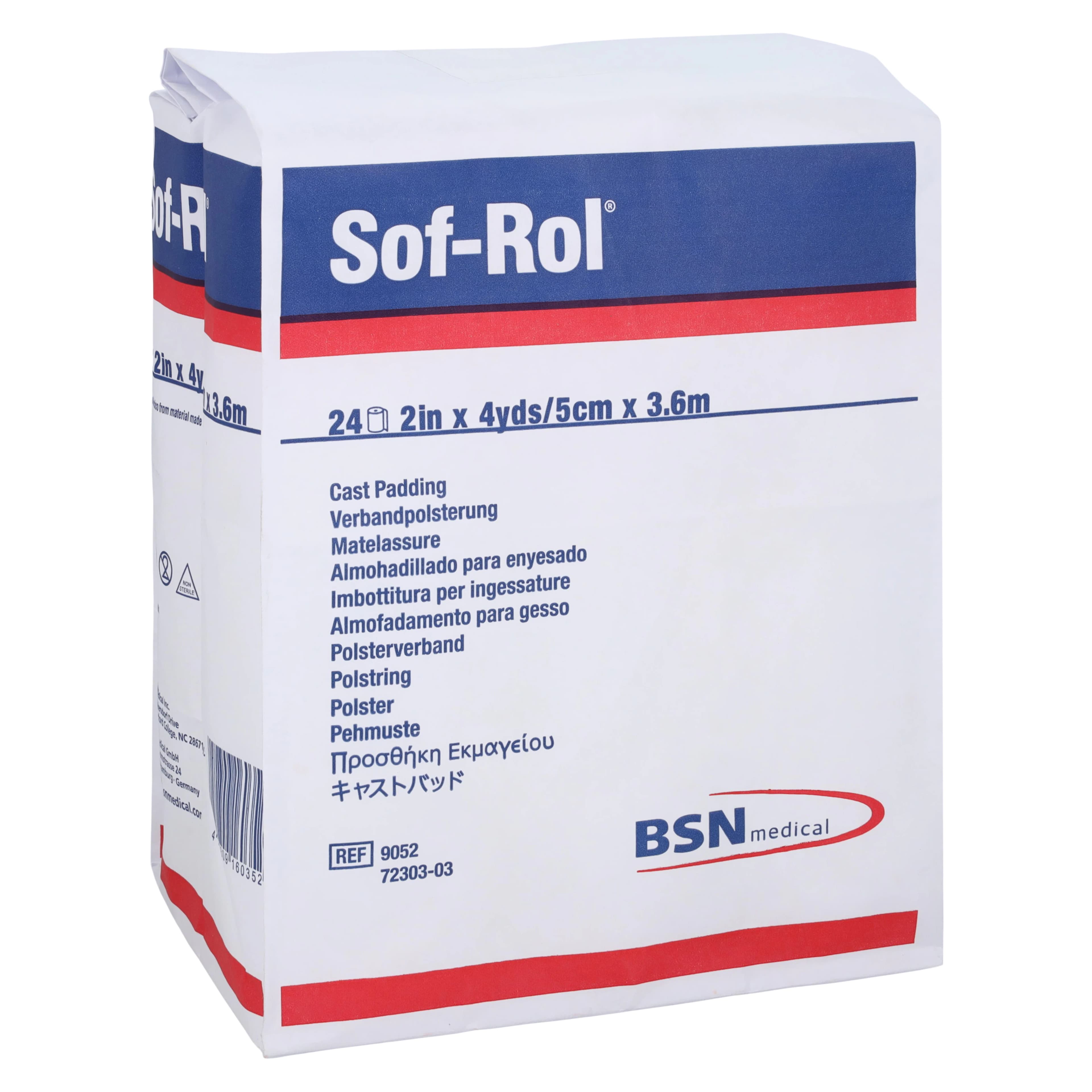Sof-Rol Cast Padding Rolls, White, 2" x 4 yd - Sof-Rol Cast Padding Rolls - Image 1