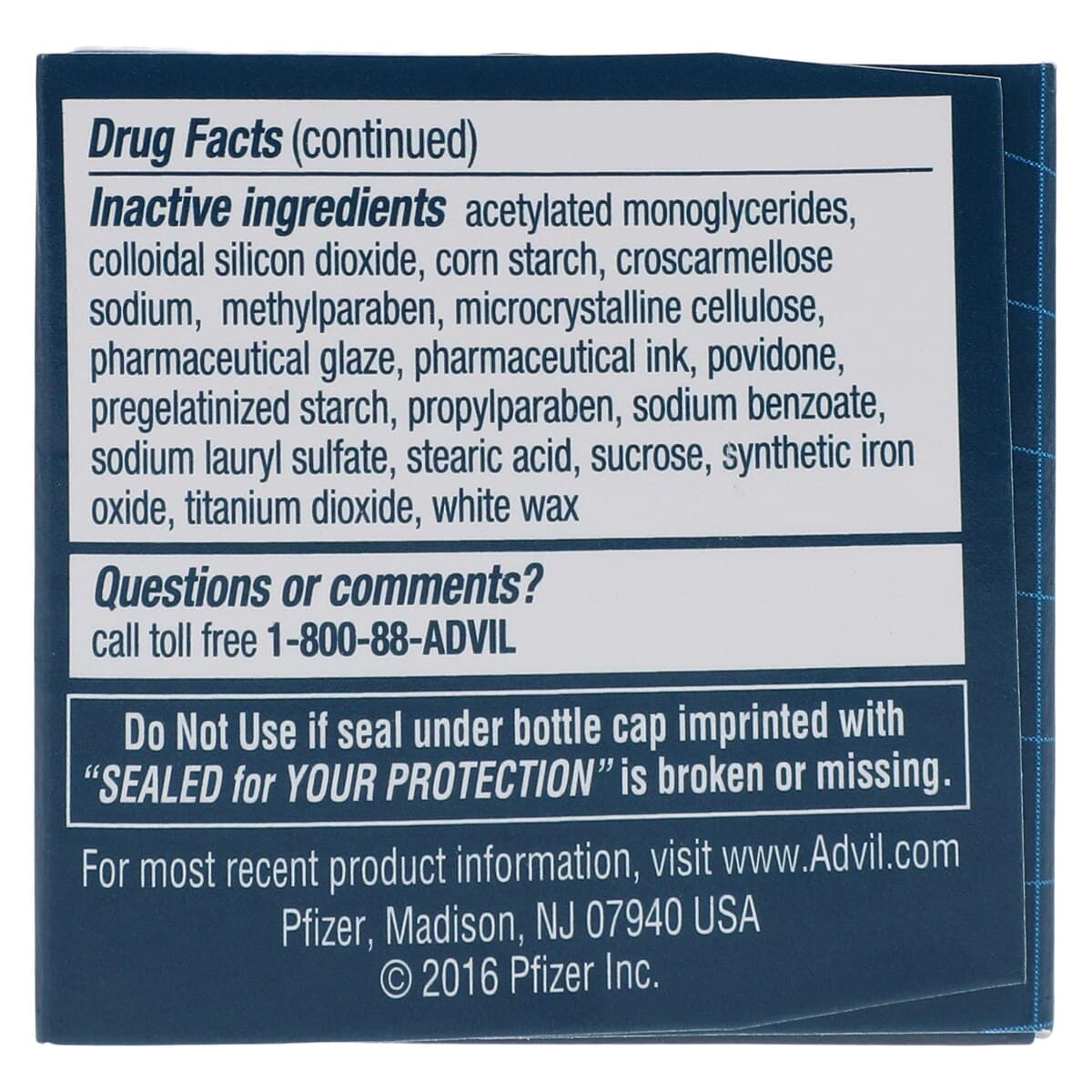 Advil NSAID Tablets, 200mg, 50/Box thumbnail 2