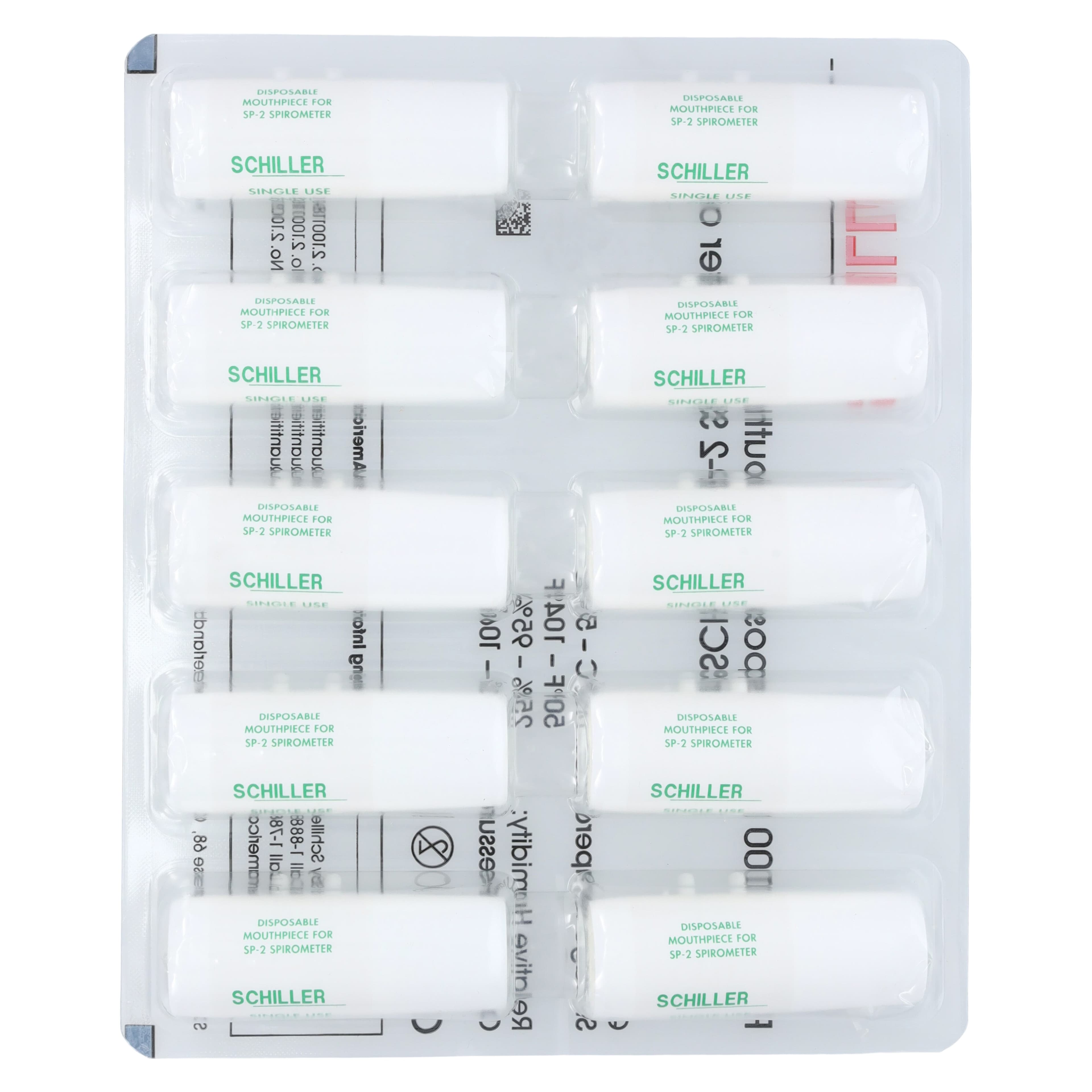 Flow Tubes for Spirometer SP2, Spirovit Mouthpiece, 10/Box thumbnail 2