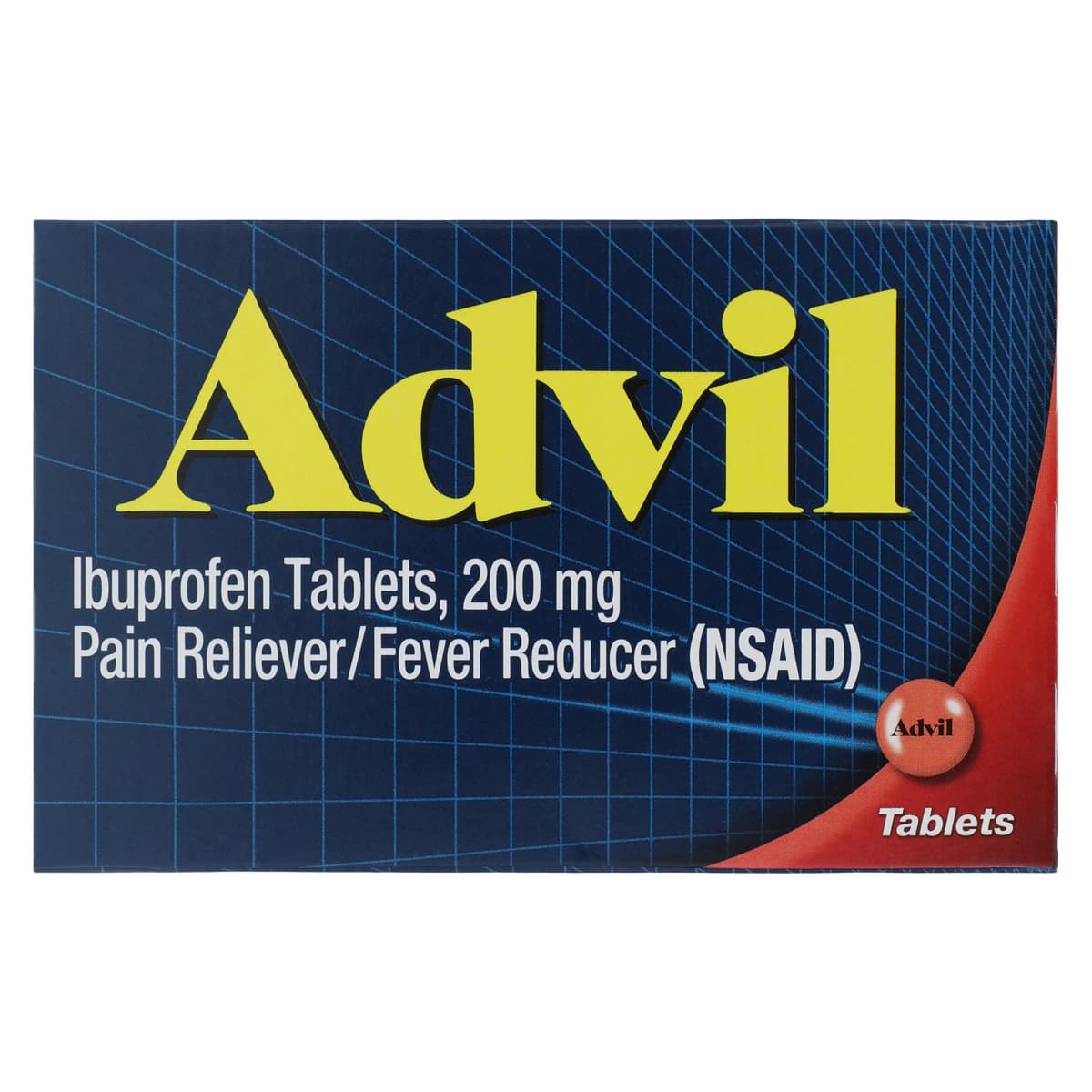 Advil Tablets 200mg, 2 Tablets per Pack, 50 Packs per Box (100 Tablets Total) thumbnail 4