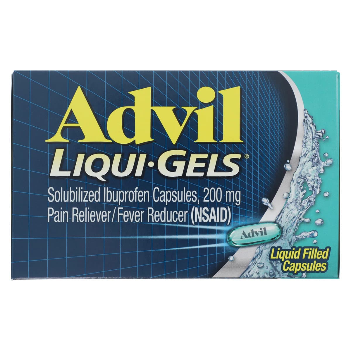 Advil Liqui-Gel Capsules, 200mg, NSAID, 50x2/Box thumbnail 4