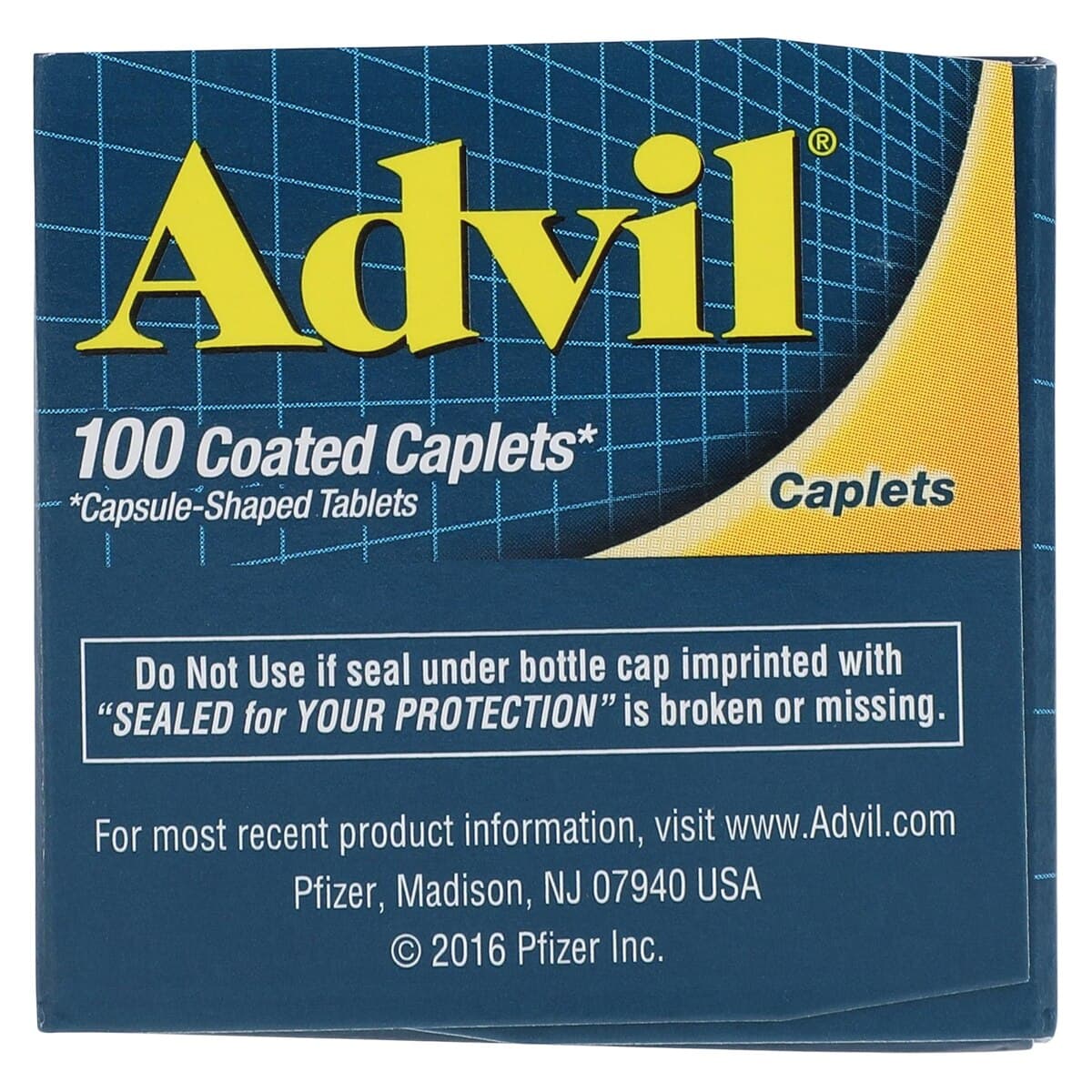 Advil Caplets, 200mg, NSAID, 100/Bottle thumbnail 2