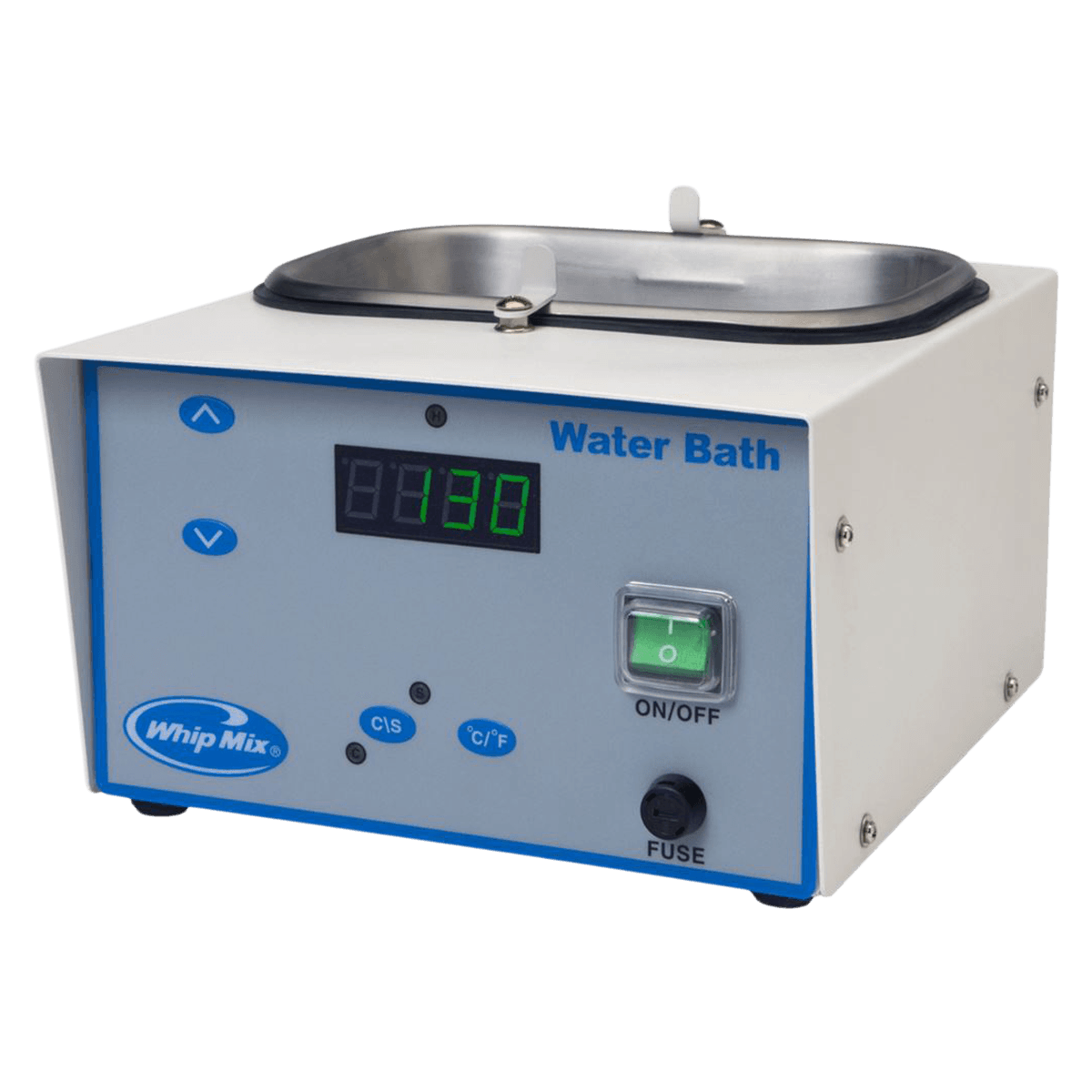 Whip Mix Digital Water Bath 115V with Removable Stainless Steel Tray, Model 05350 thumbnail 2