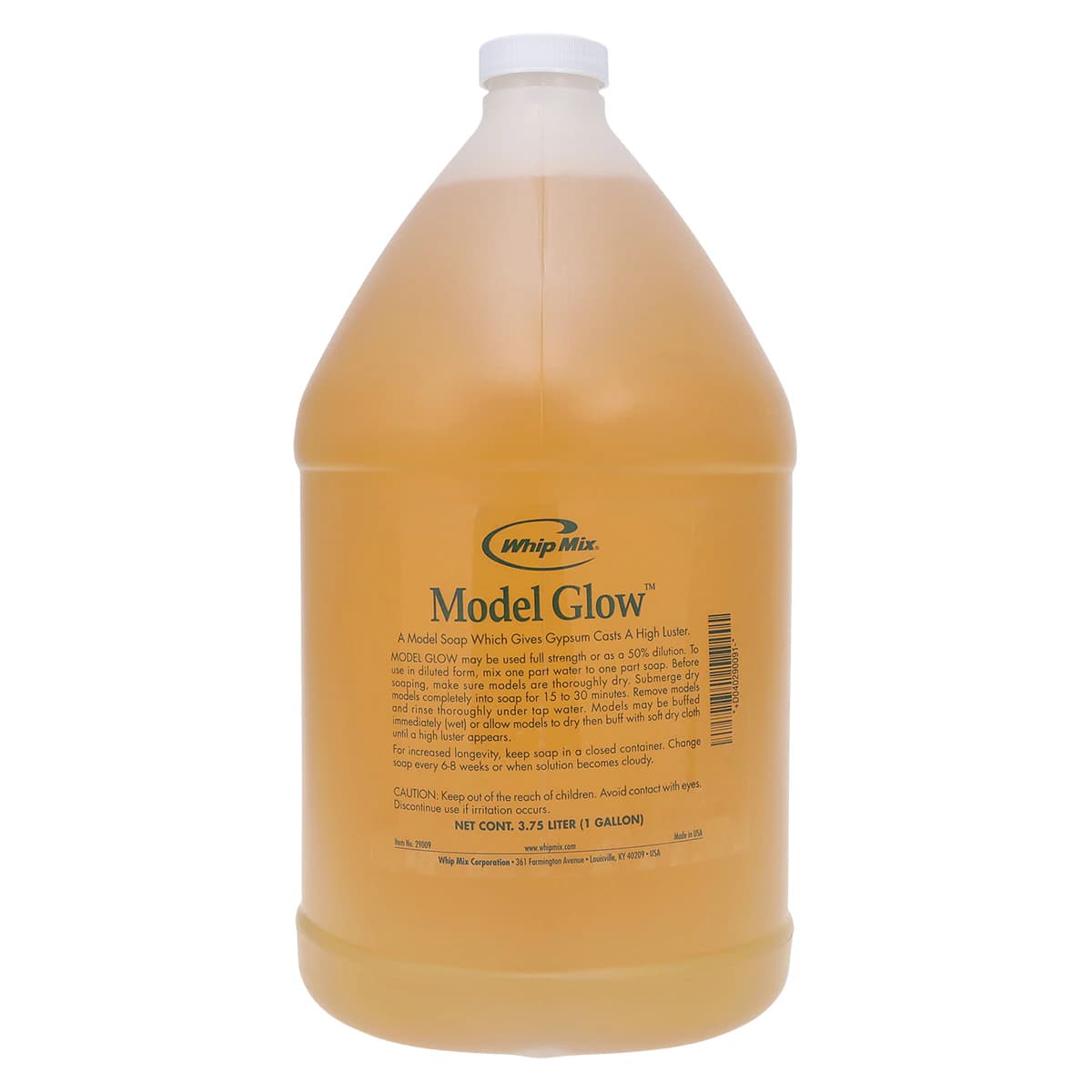 Whip Mix Model Glow Model Soap, 1 Gallon (3.75L), #29009 - Whip Mix Model Glow Gallon - Image 1