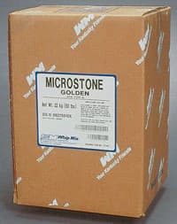 Whip Mix Microstone Golden Type III Dental Stone, 140 g Packets, 80/Box, 02364 - Microstone Golden Type III 140g Packets 80/Box - Image 1